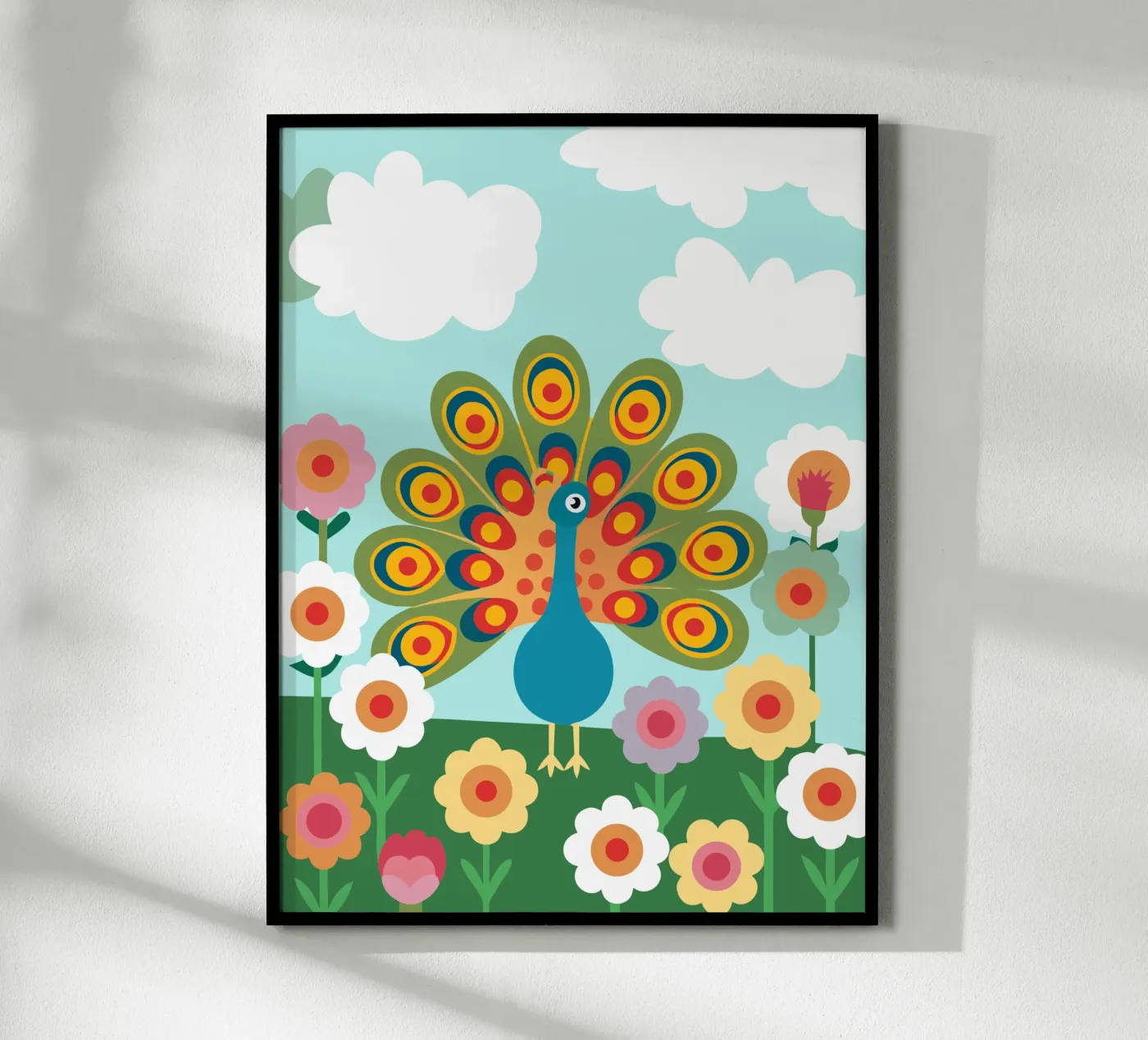 Peacock poster by CUTE ANIMALS