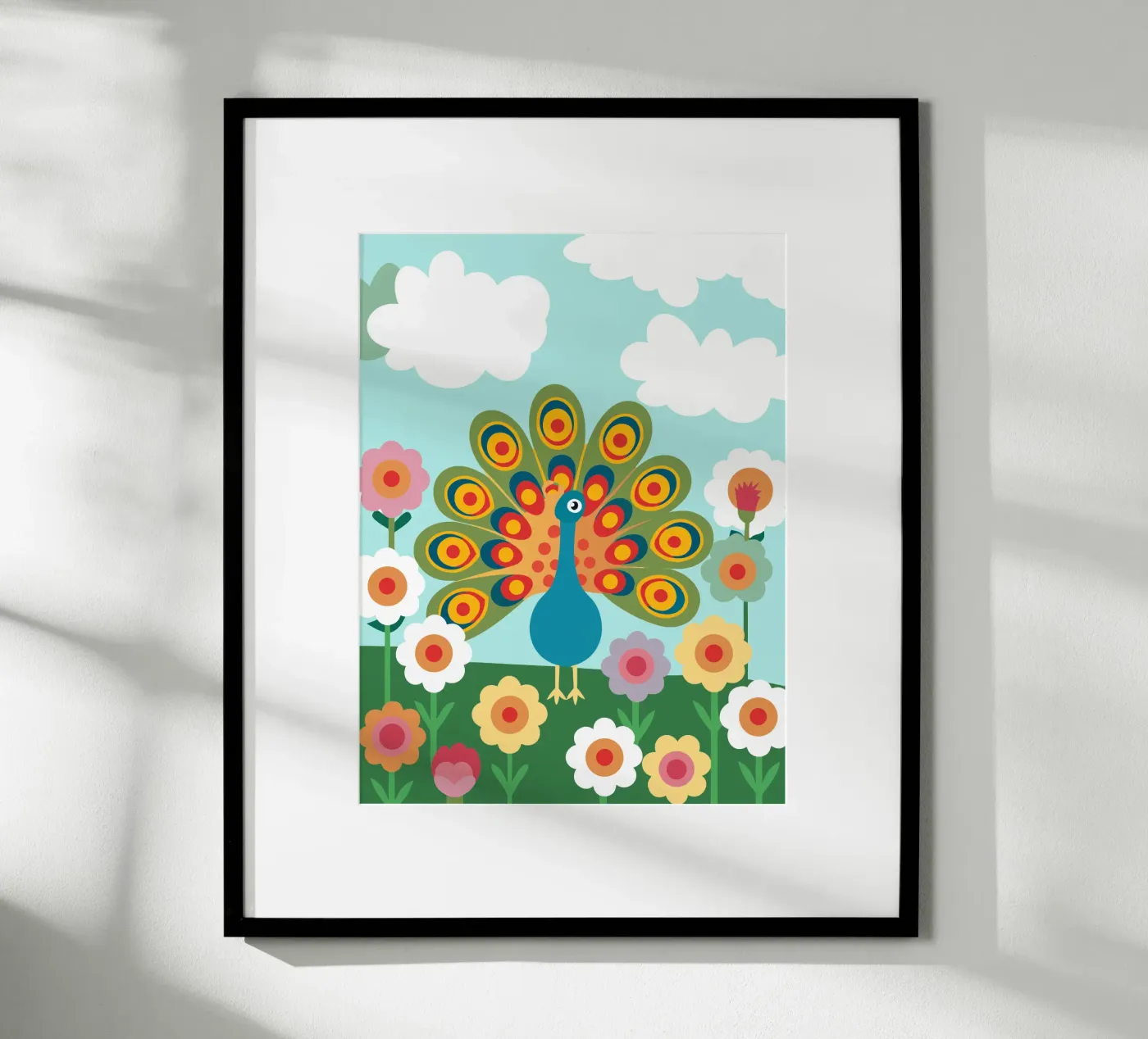 Peacock poster by CUTE ANIMALS