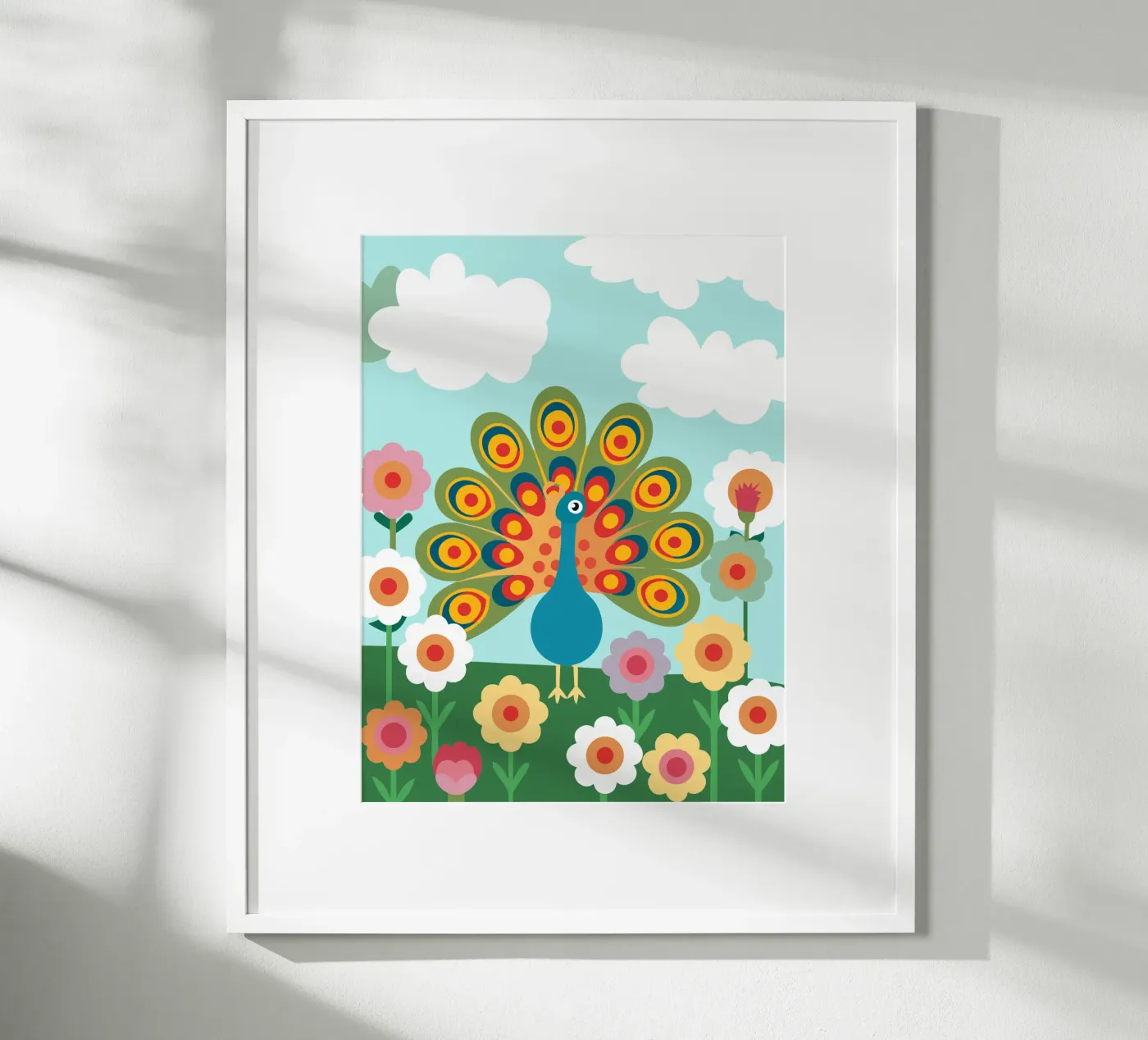 Peacock poster by CUTE ANIMALS