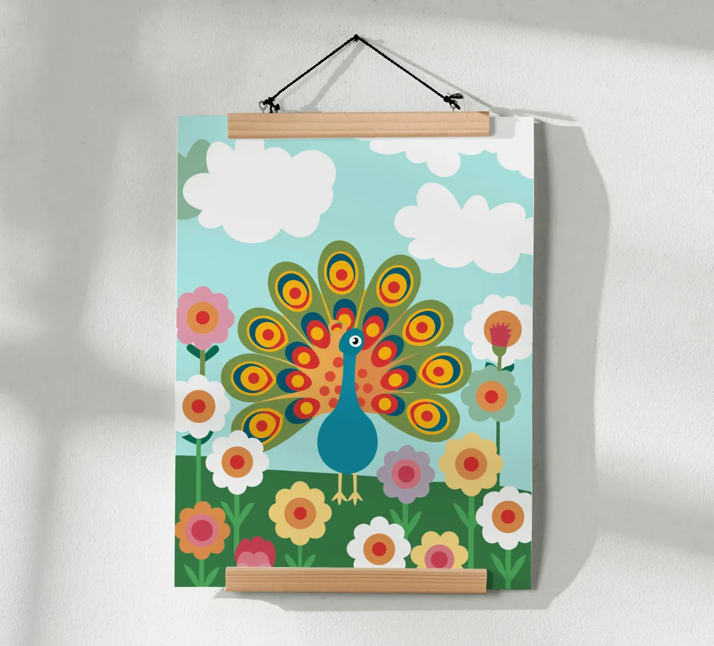 Peacock poster by CUTE ANIMALS
