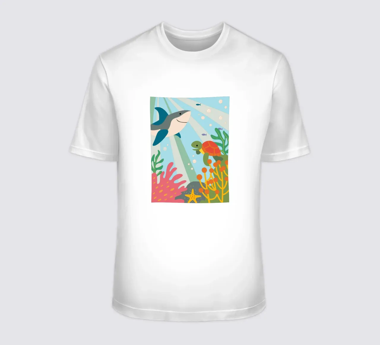 Squali e tartarughe t-shirt da CUTE ANIMALS