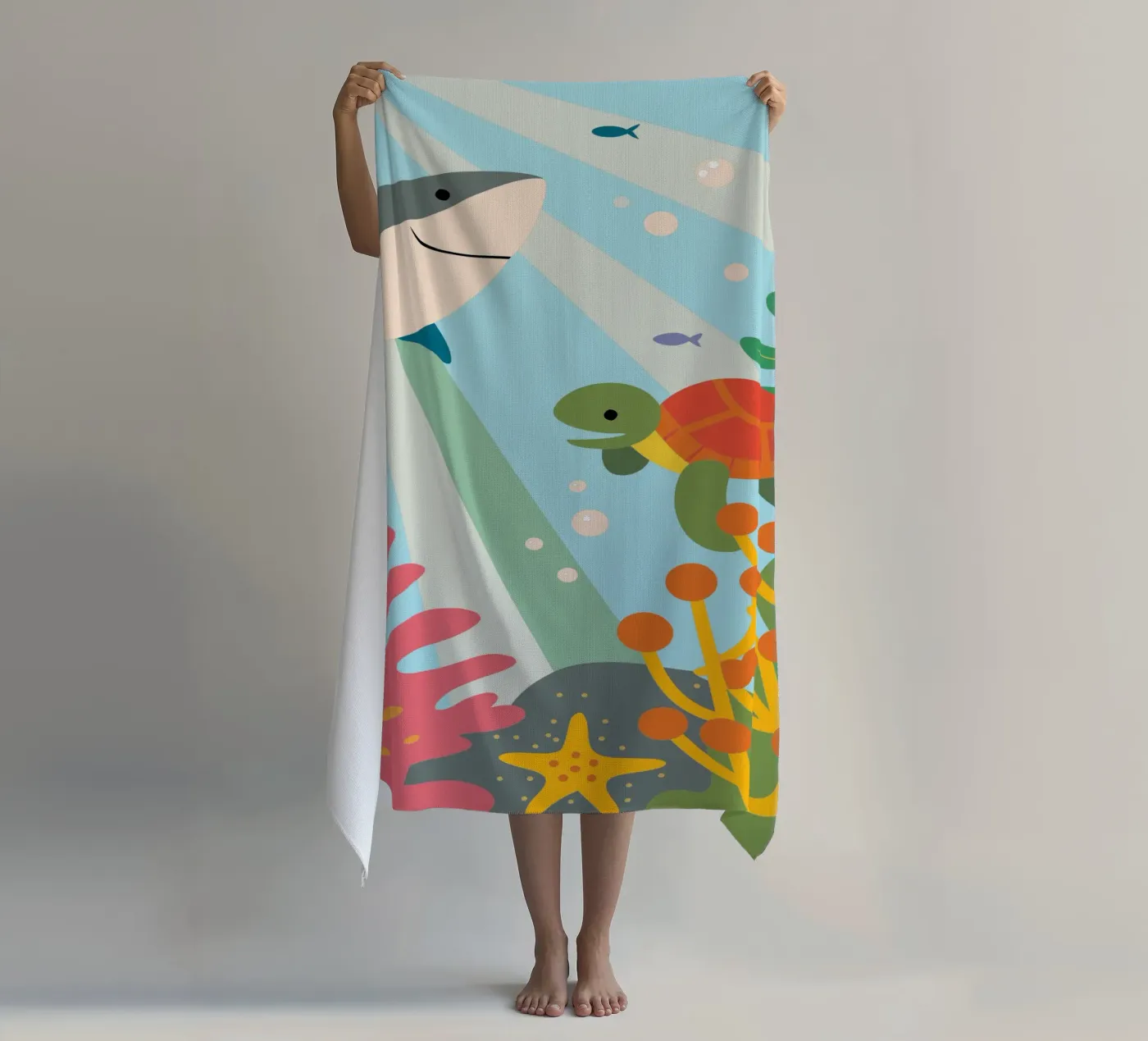 Squali e tartarughe telo mare da CUTE ANIMALS