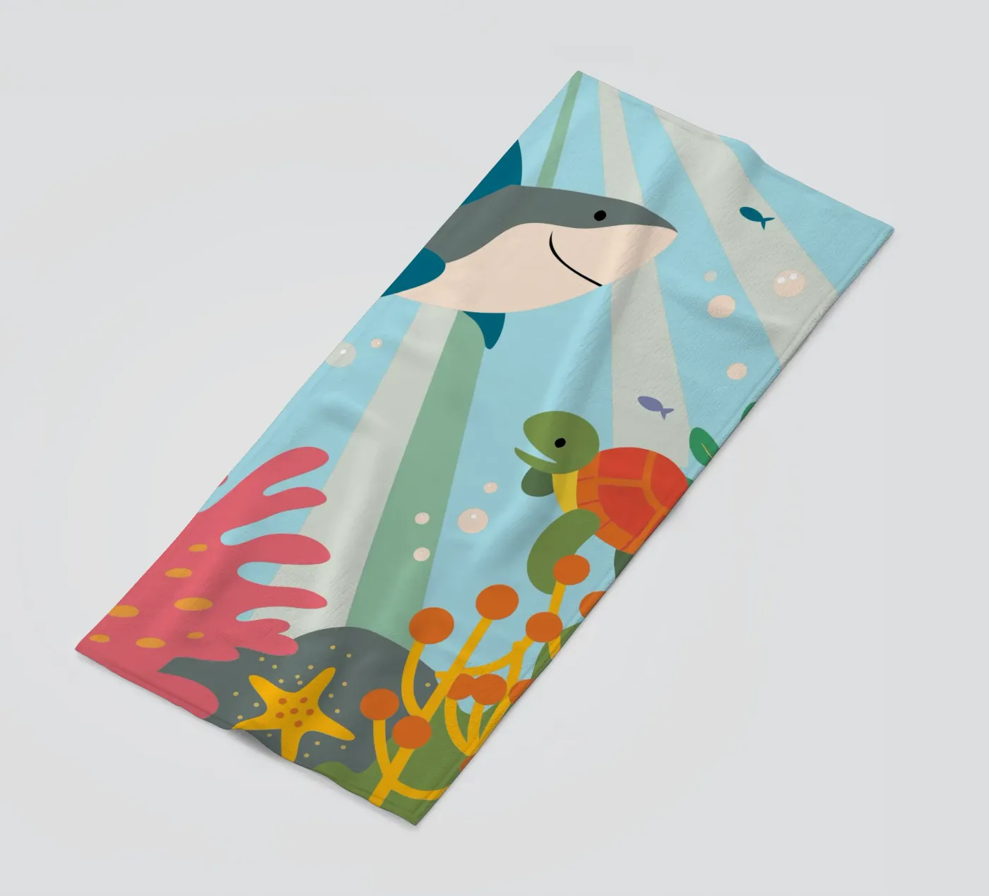 Squali e tartarughe telo mare da CUTE ANIMALS