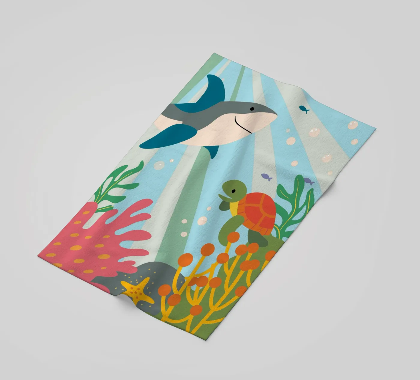 Squali e tartarughe telo mare da CUTE ANIMALS