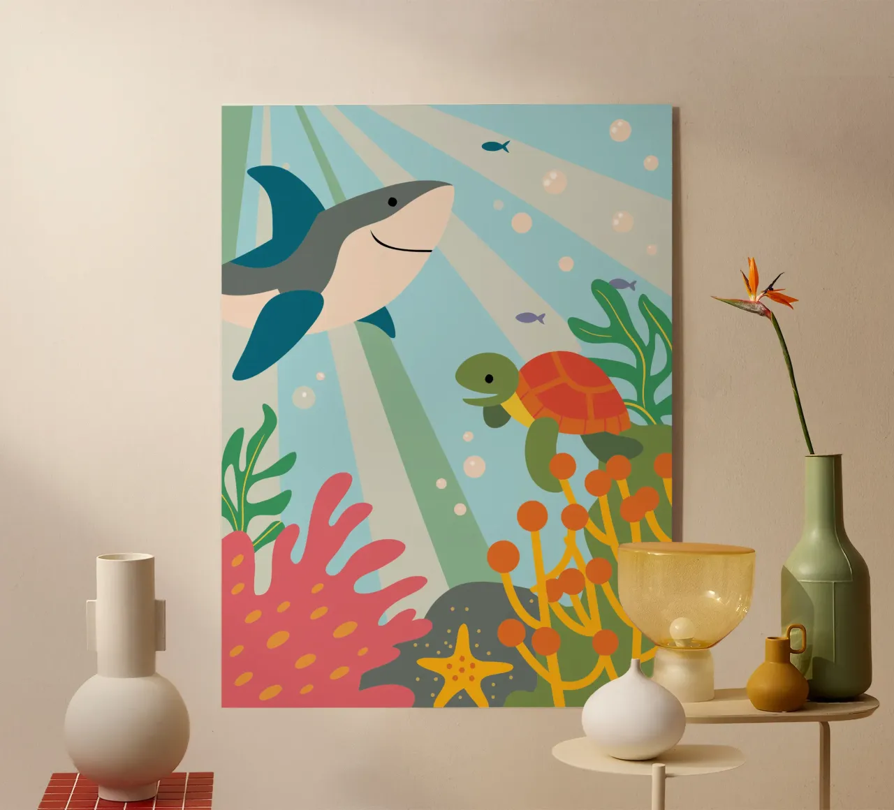 Squali e tartarughe plexiglass da CUTE ANIMALS