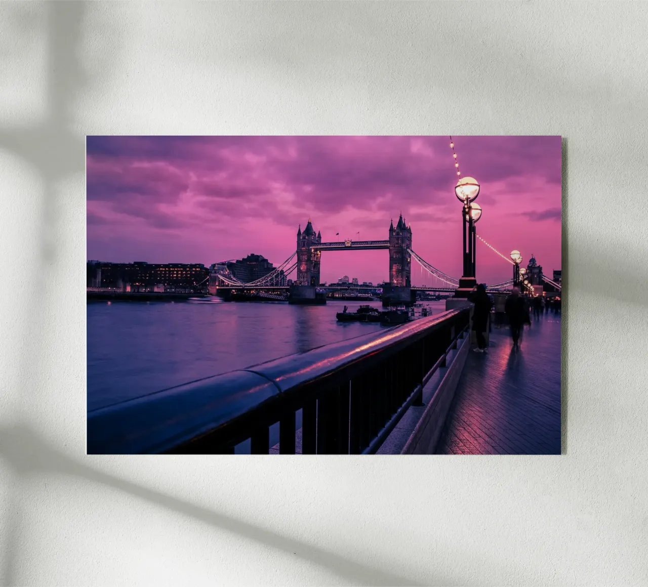 Crepuscolo sul Tower Bridge, Londra plexiglass da Wanderlust Vibes
