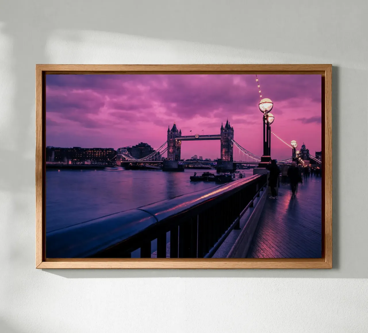 Crepuscolo sul Tower Bridge, Londra alluminio dibond da Wanderlust Vibes