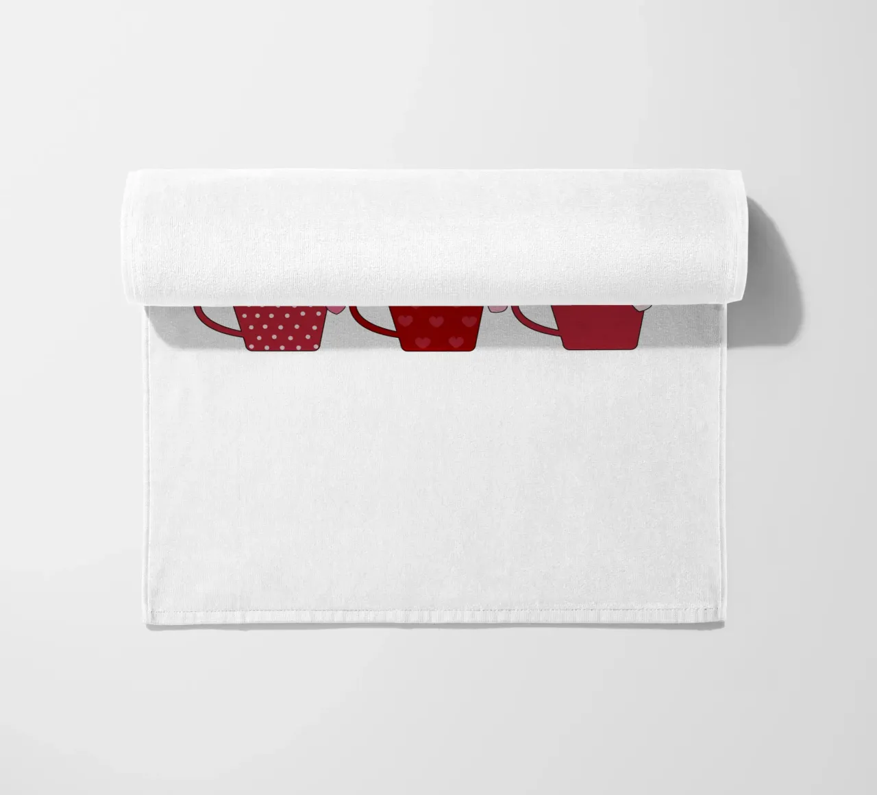 Simpatici gattini con tazze da caffè telo mare da gulsengunel