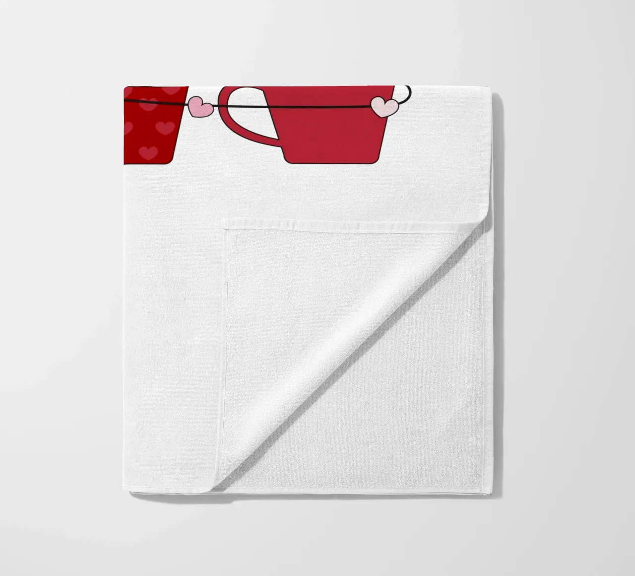 Simpatici gattini con tazze da caffè telo mare da gulsengunel