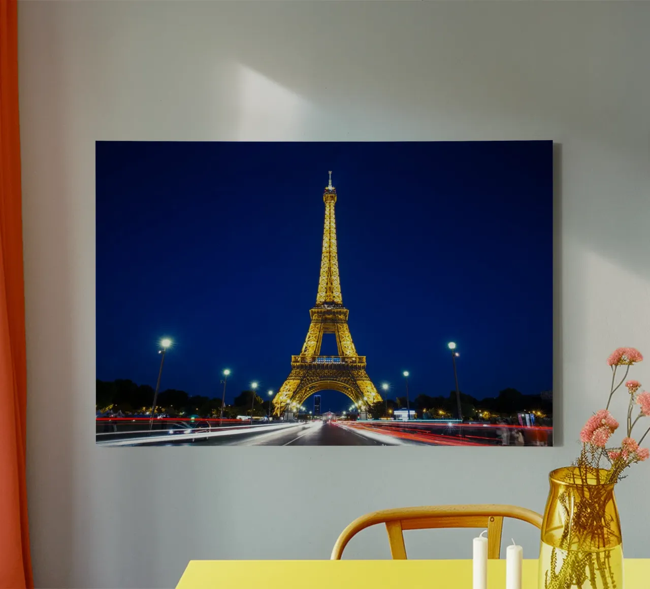 Eiffel d'oro, Parigi tela da Wanderlust Vibes