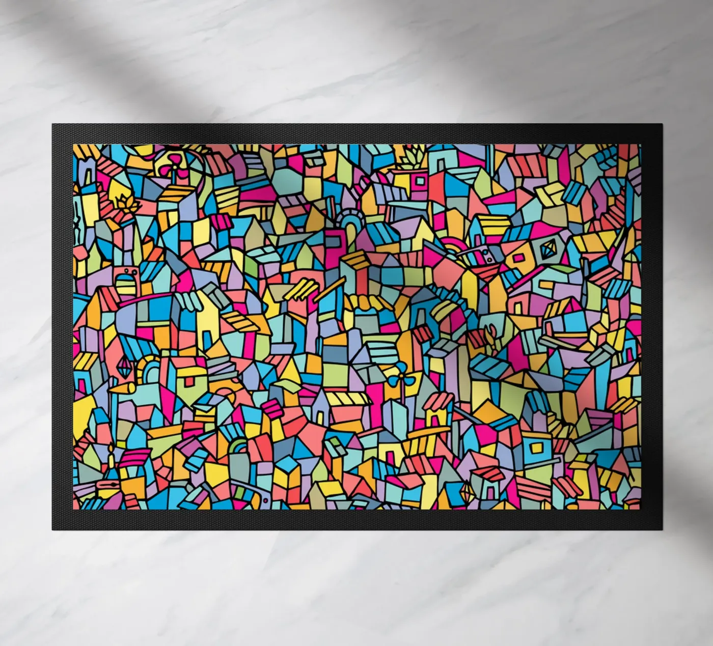 Favela II doormat by Ninhol