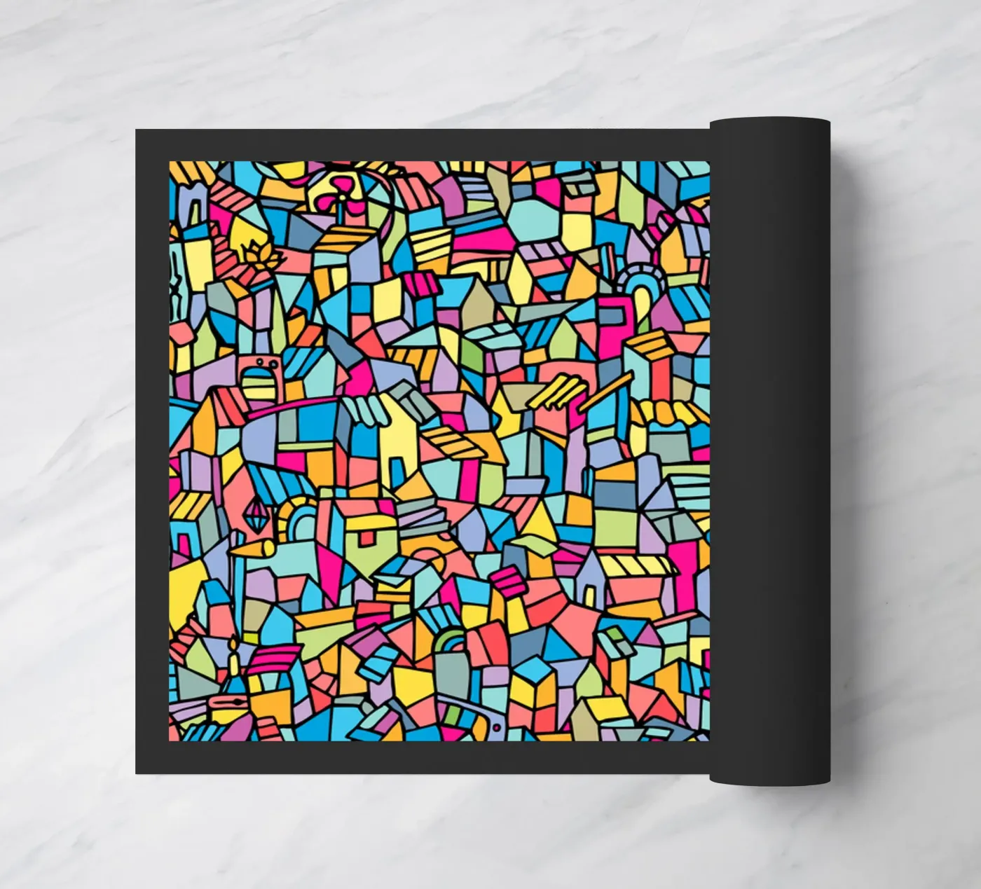 Favela II doormat by Ninhol