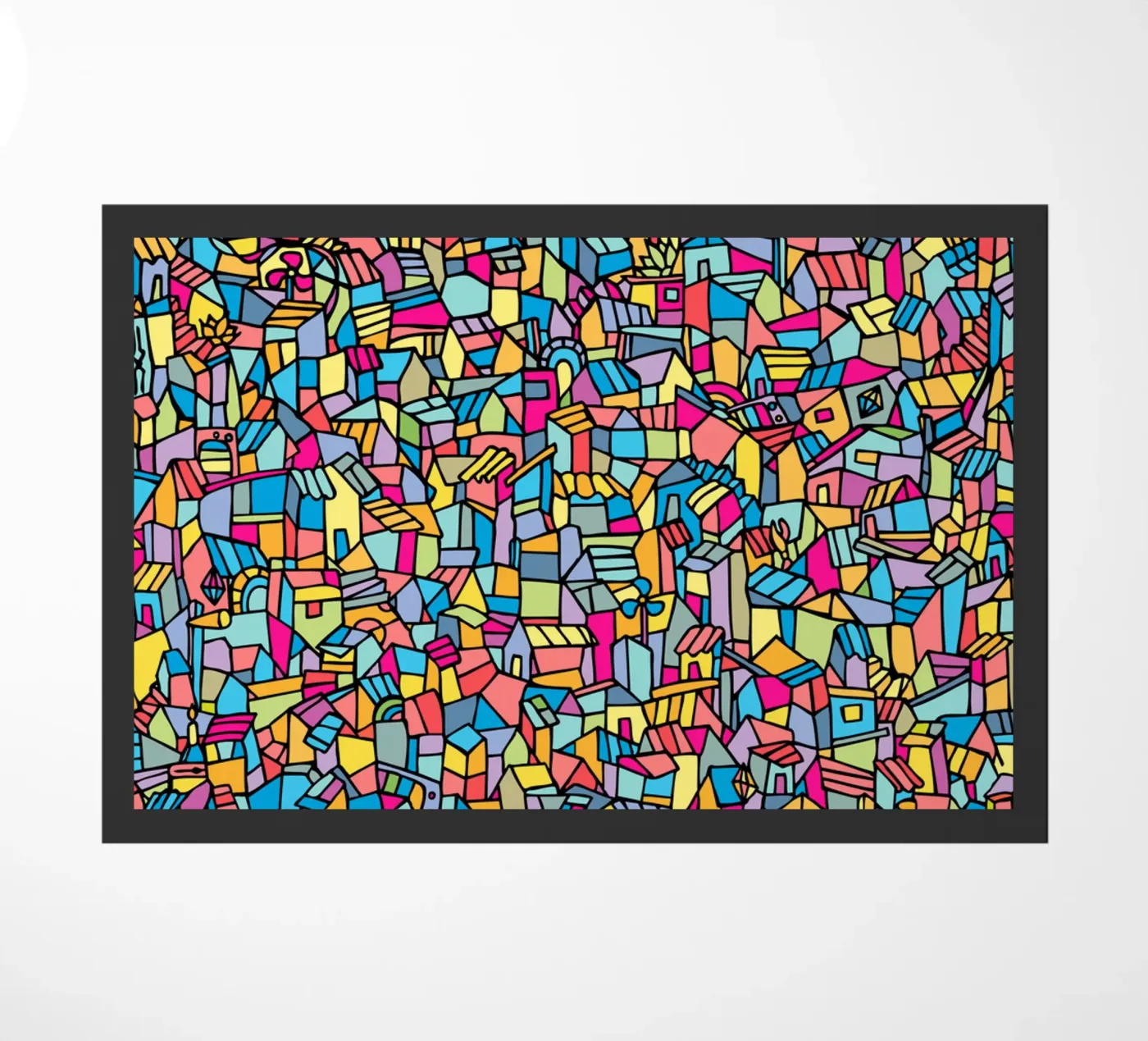 Favela II doormat by Ninhol