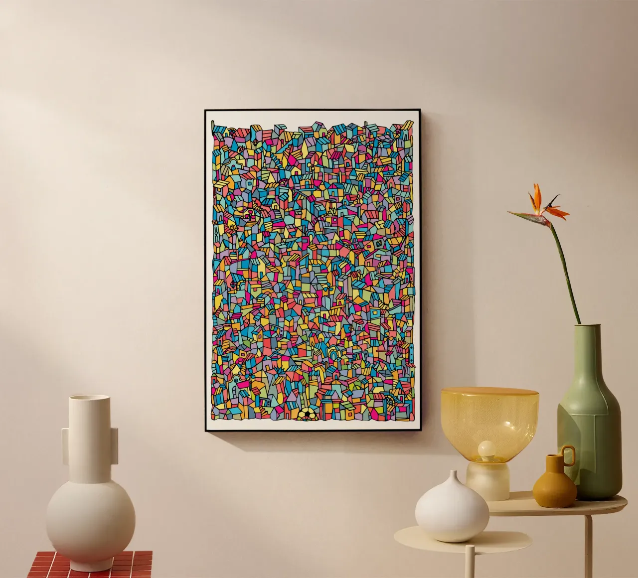 Favela II plexiglass da Ninhol