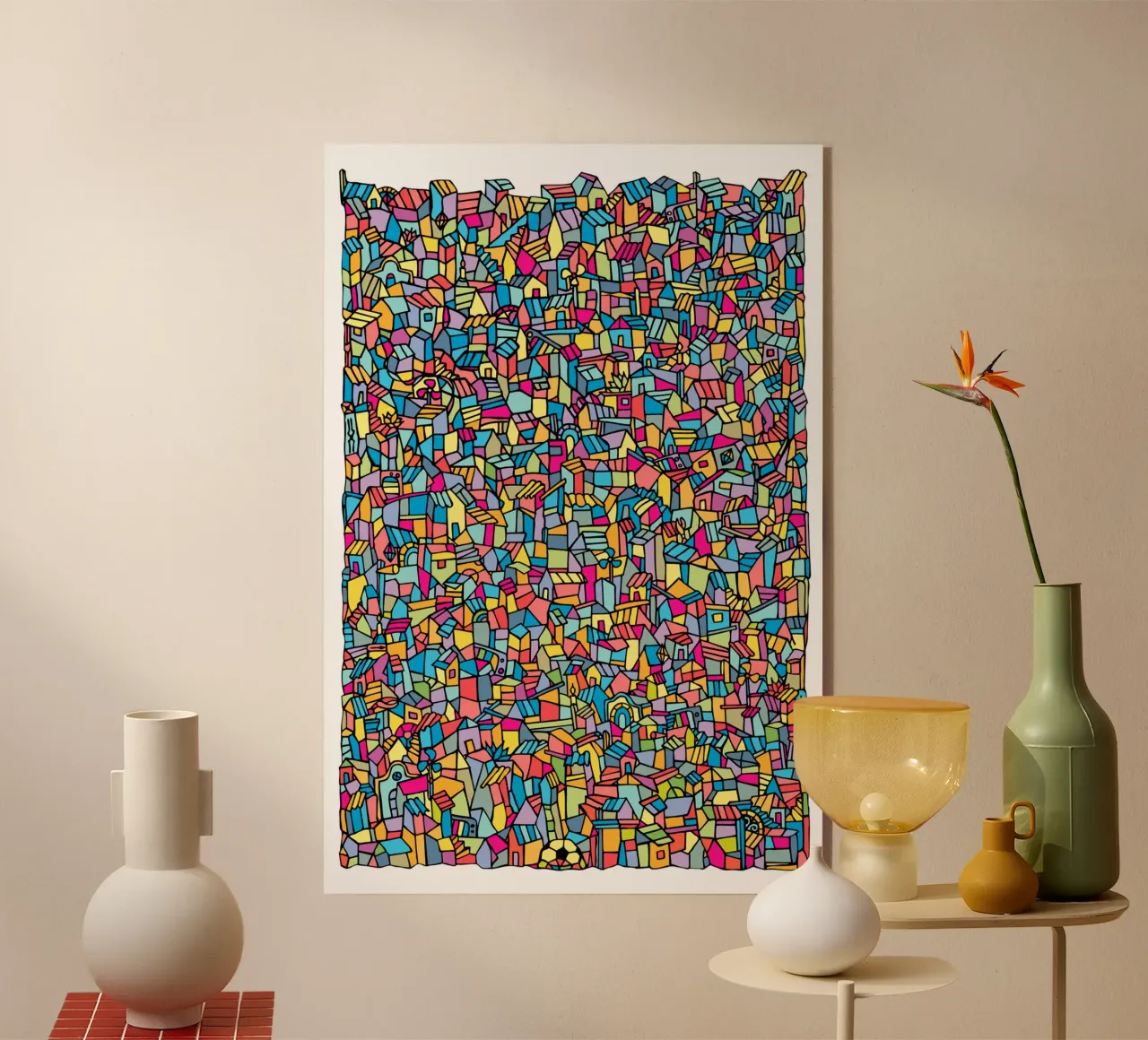 Favela II plexiglass da Ninhol