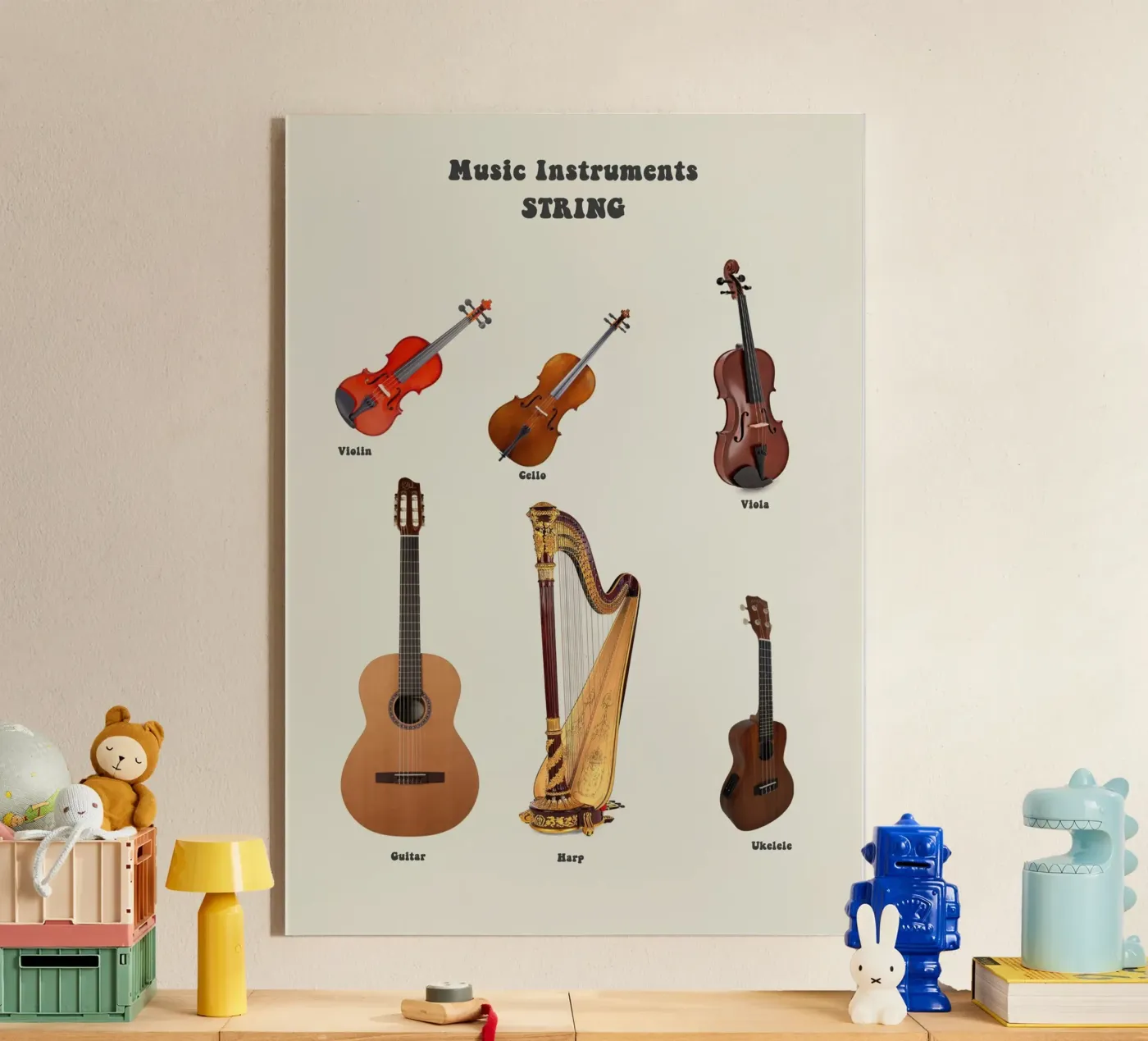 String Instruments Guitar Violin Acryl-Glas von Attaboy Dsgn