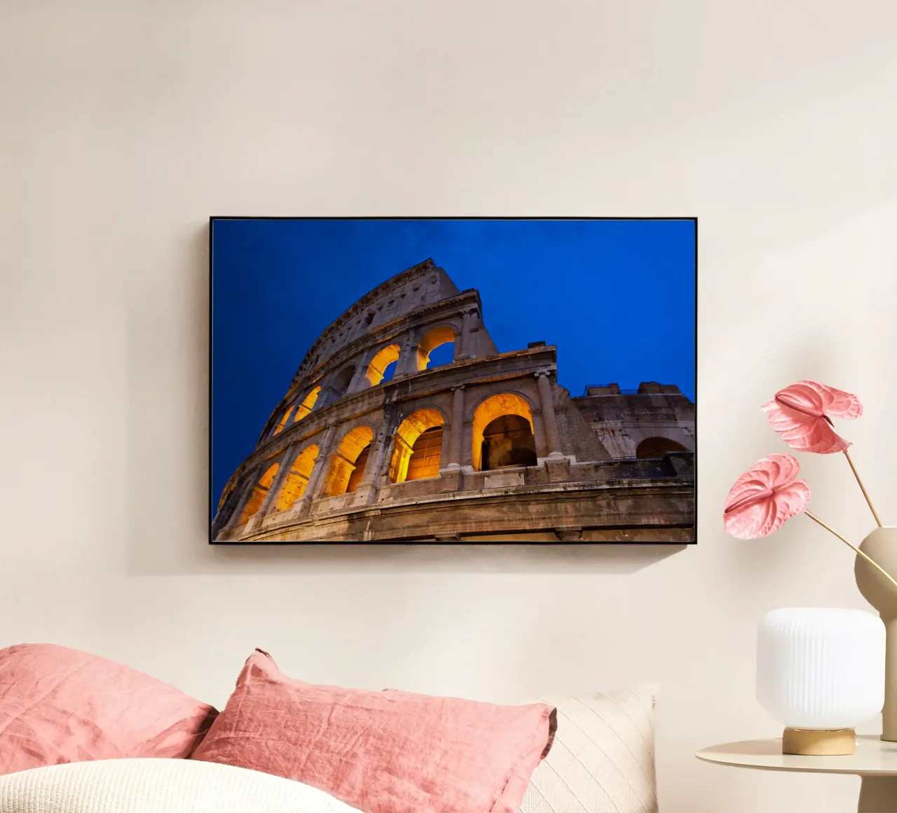 Colosseum Glow, Rome acrylic glass by Wanderlust Vibes