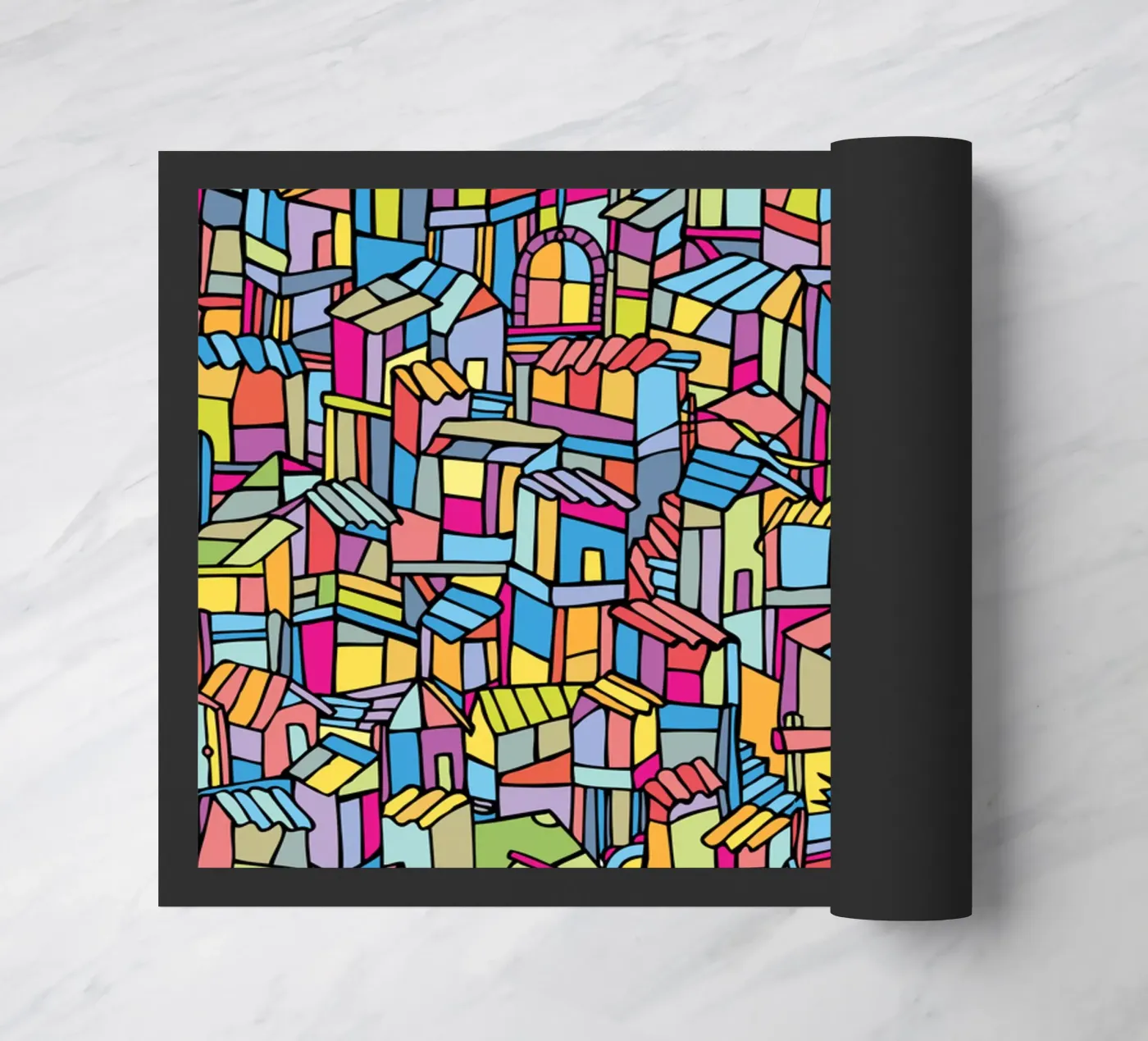 Favela III doormat by Ninhol