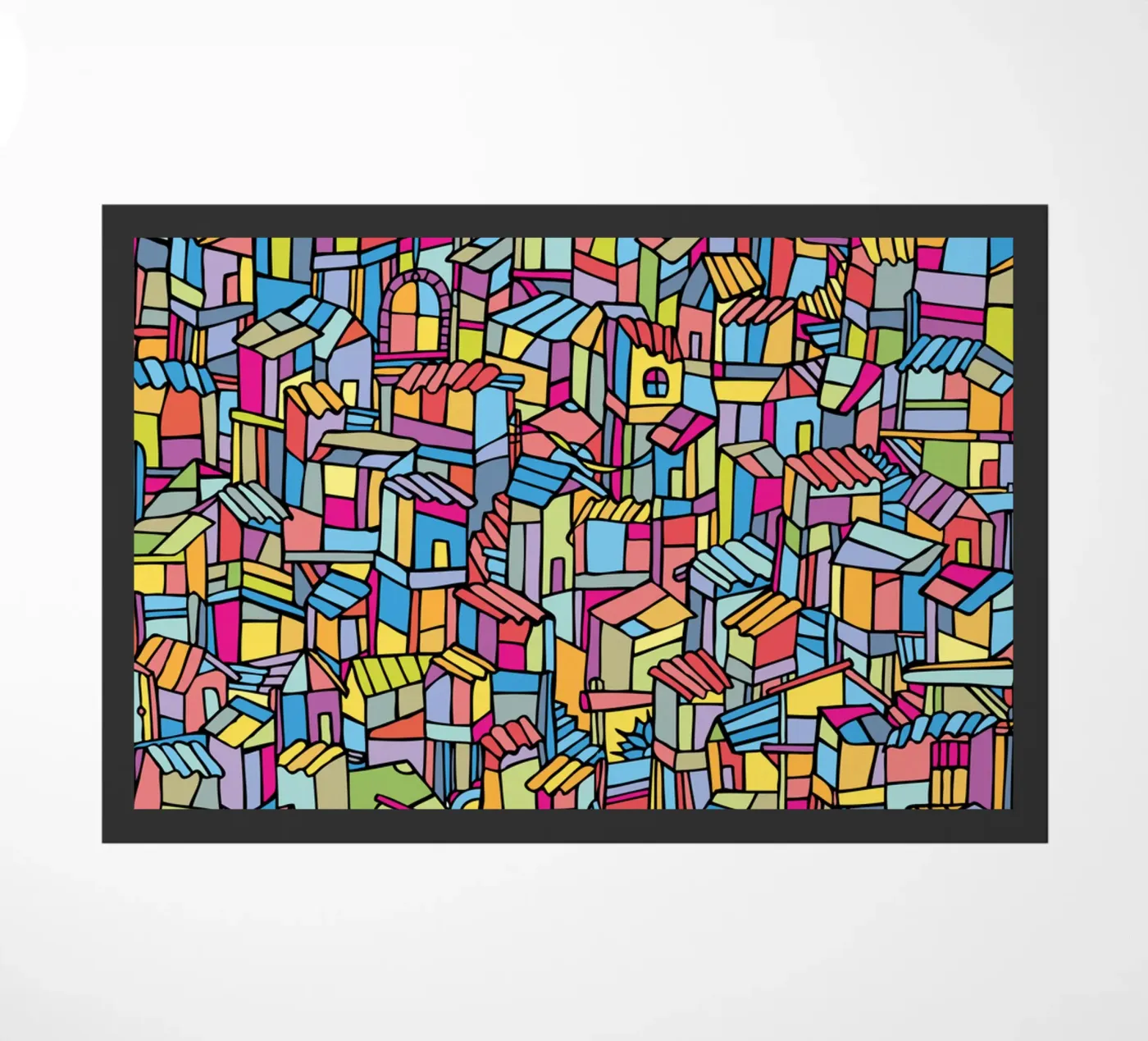 Favela III doormat by Ninhol