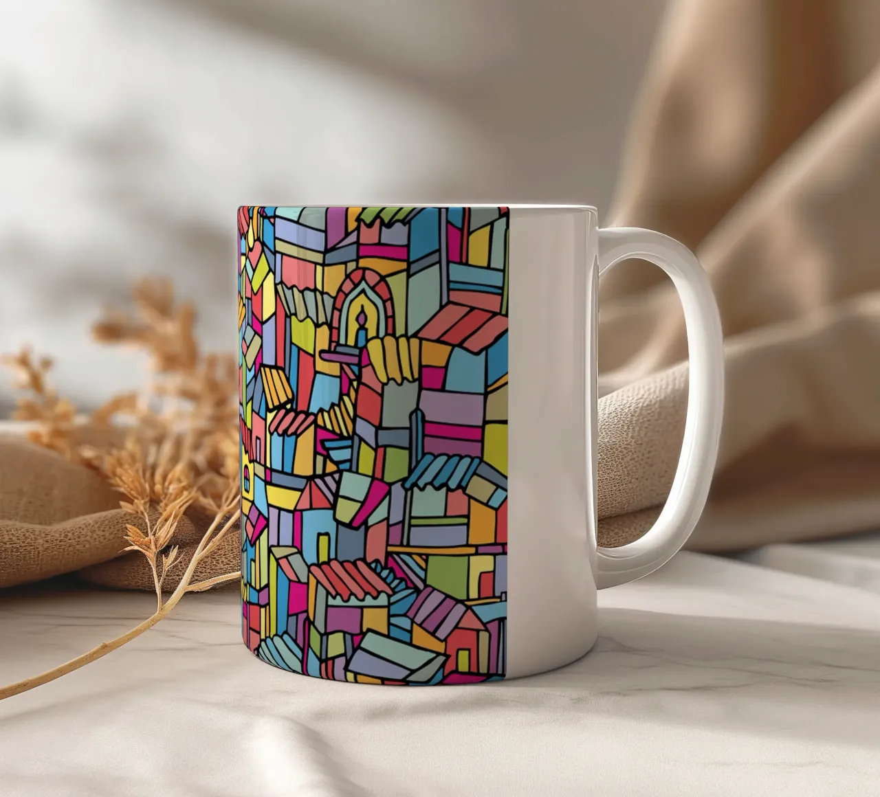 Favela III tazza in ceramica da Ninhol
