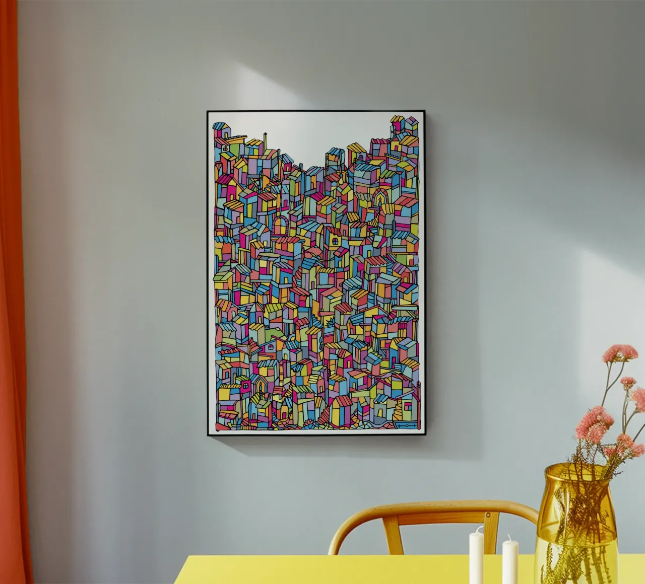 Favela III plexiglass da Ninhol