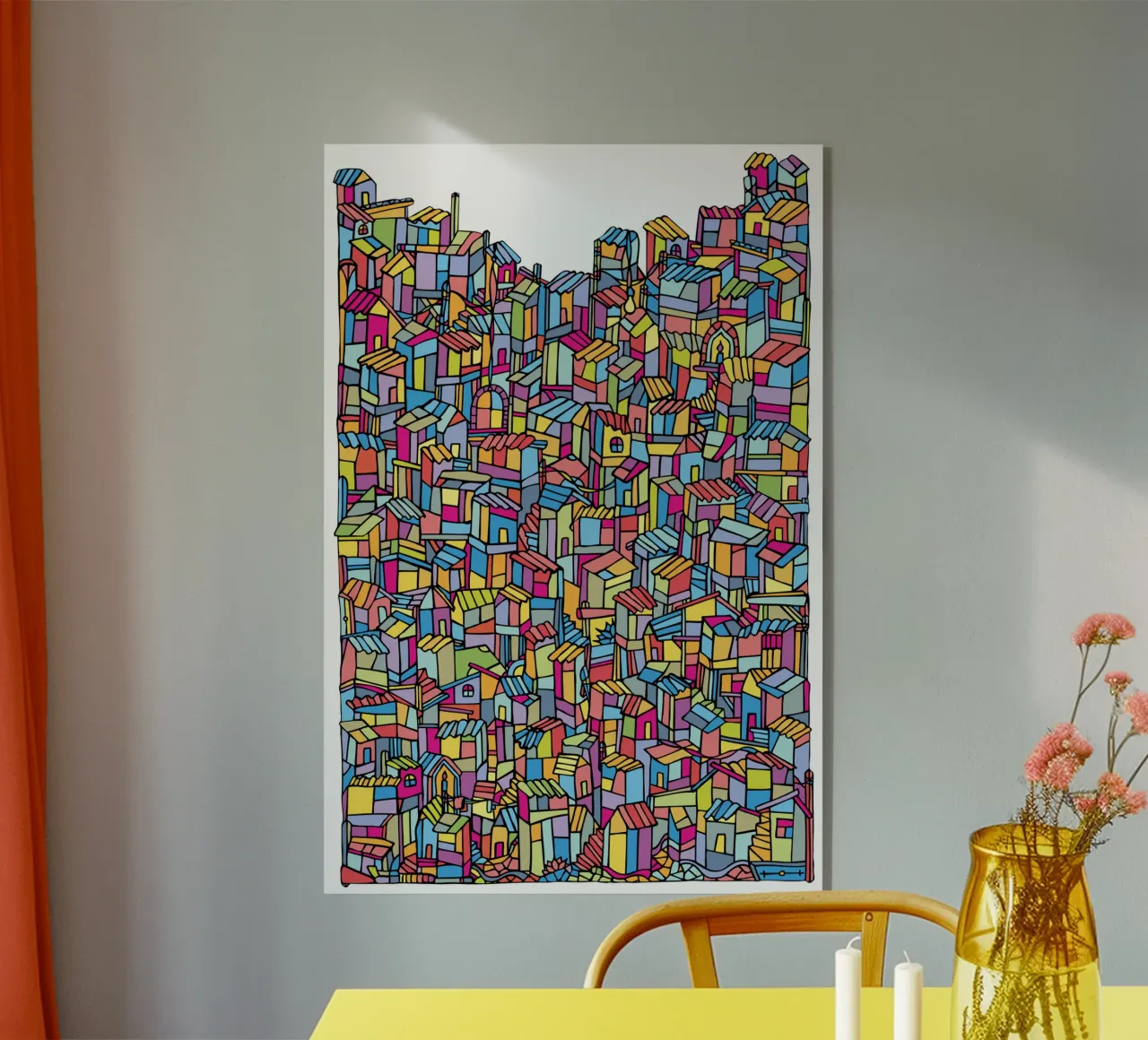 Favela III plexiglass da Ninhol