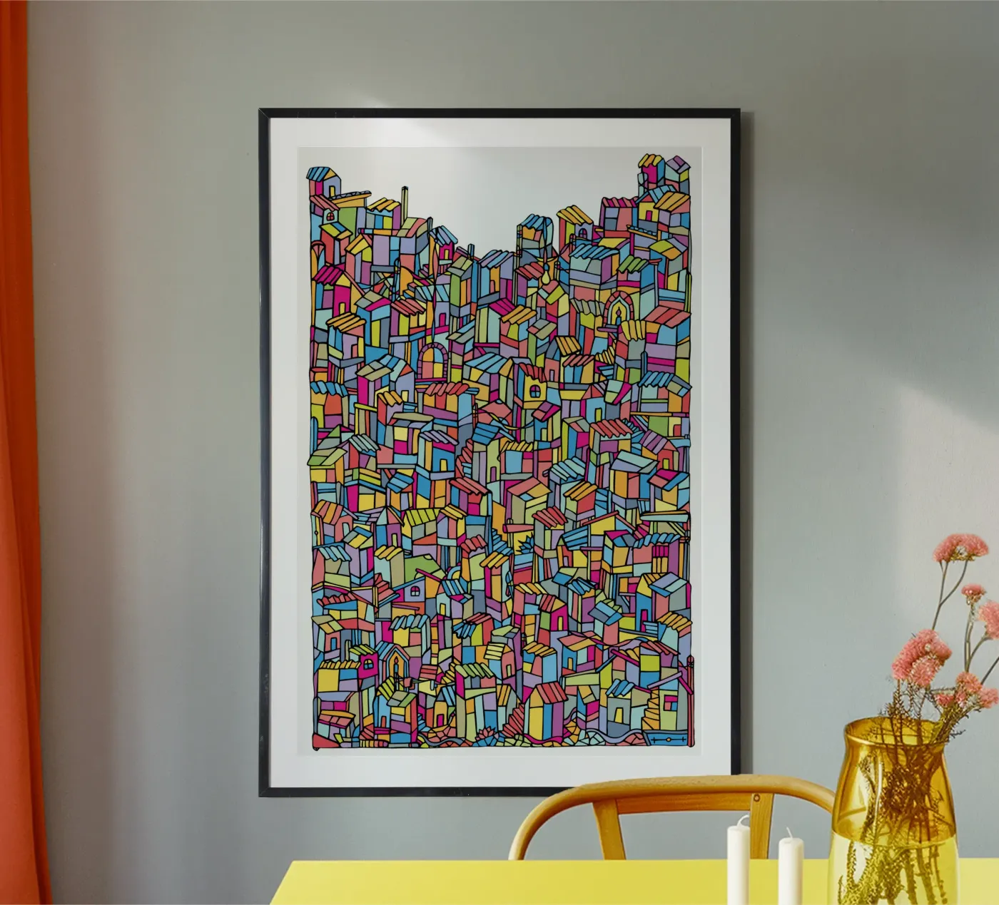 Favela III poster van Ninhol