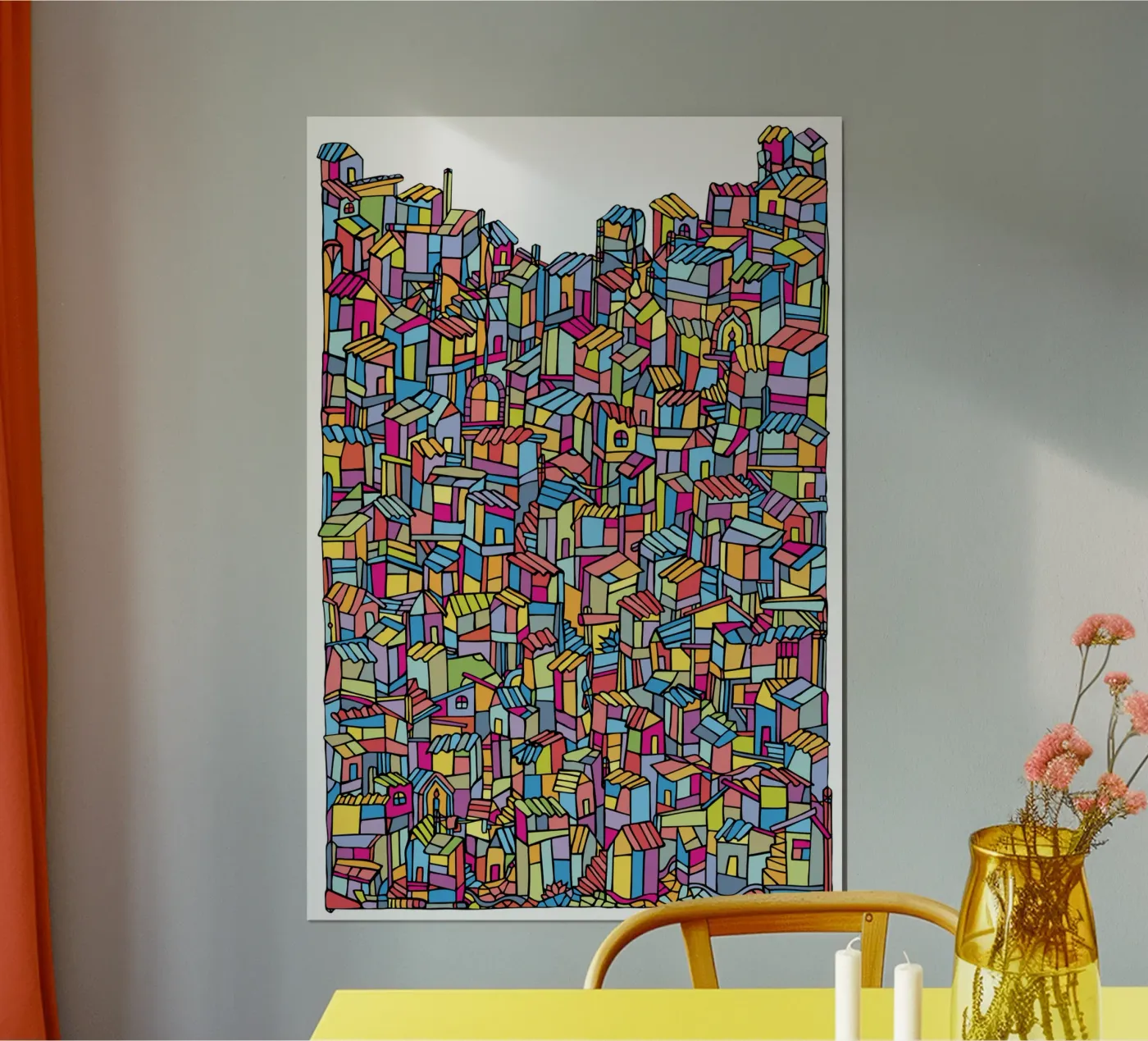 Favela III poster van Ninhol