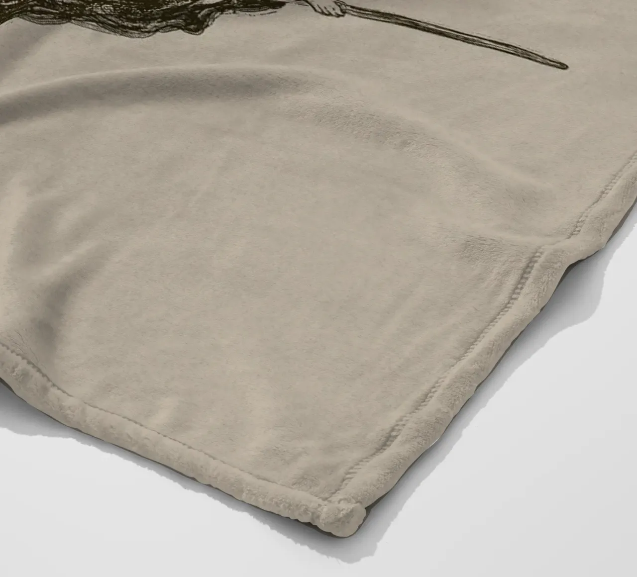 Fliegende Hexe - On my Way to hex Patriarchy coperta in pile da Lisa Jureczko Arts Illustration