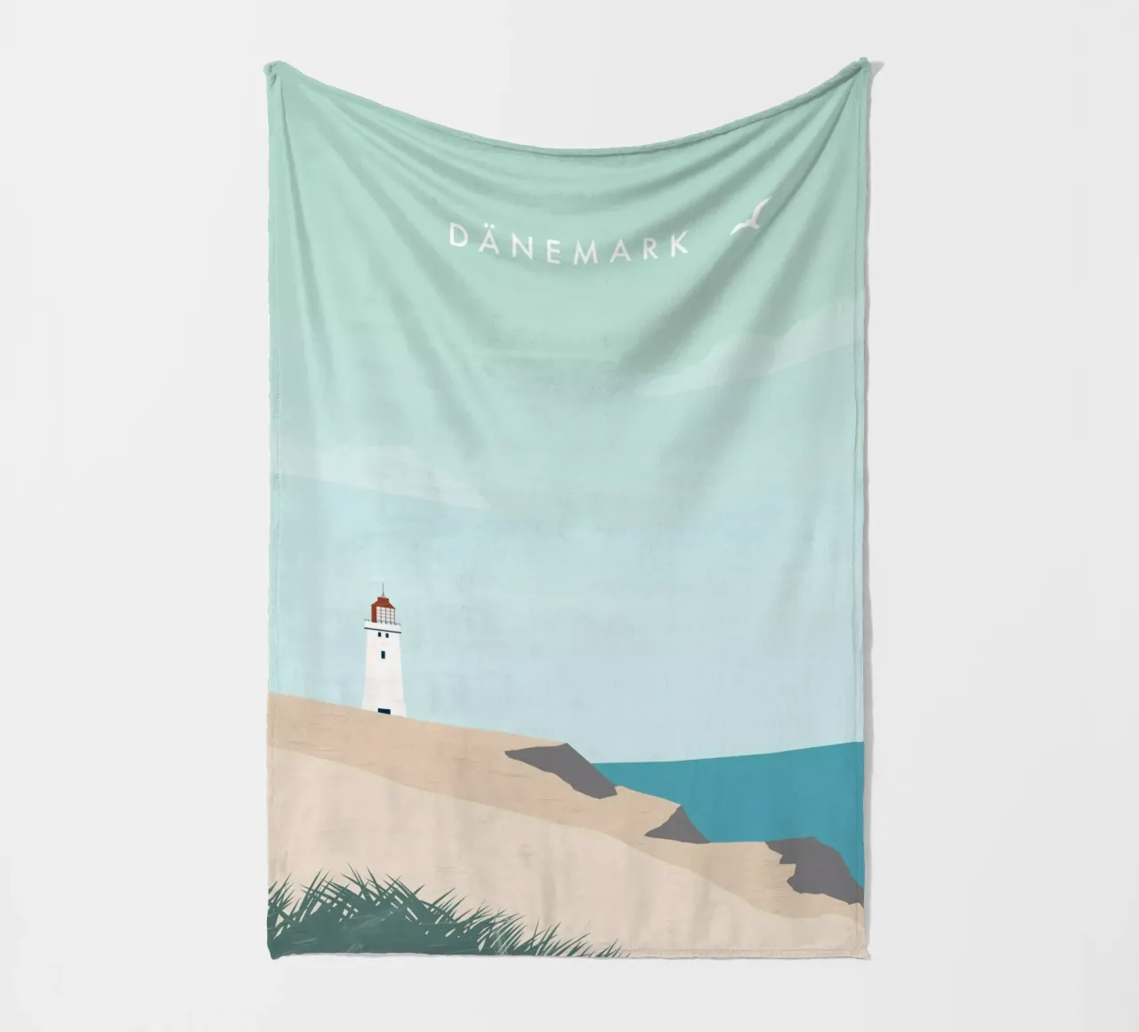 Denmark fleece blanket by Katinka Reinke