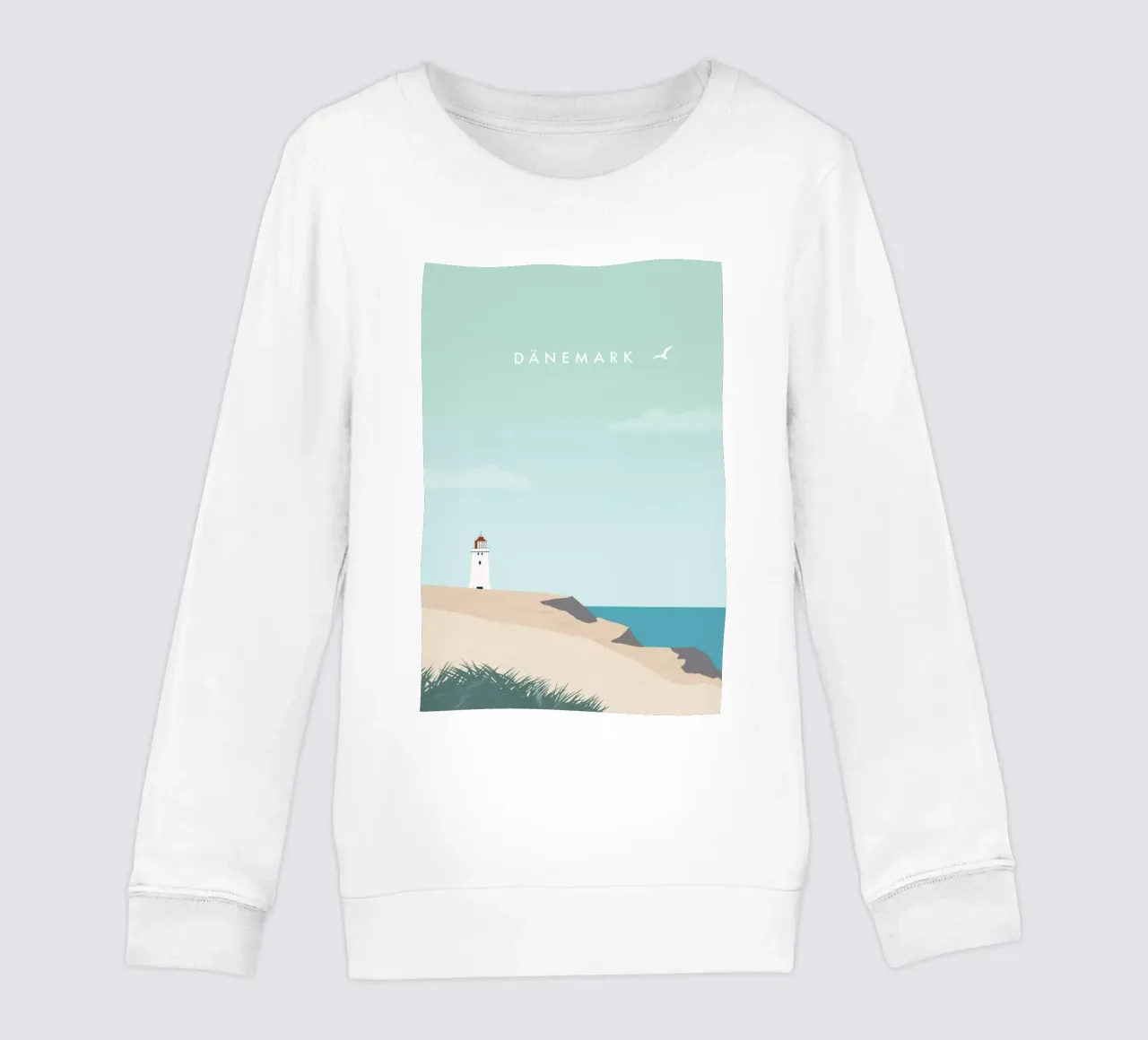 Denmark kids sweatshirt by Katinka Reinke