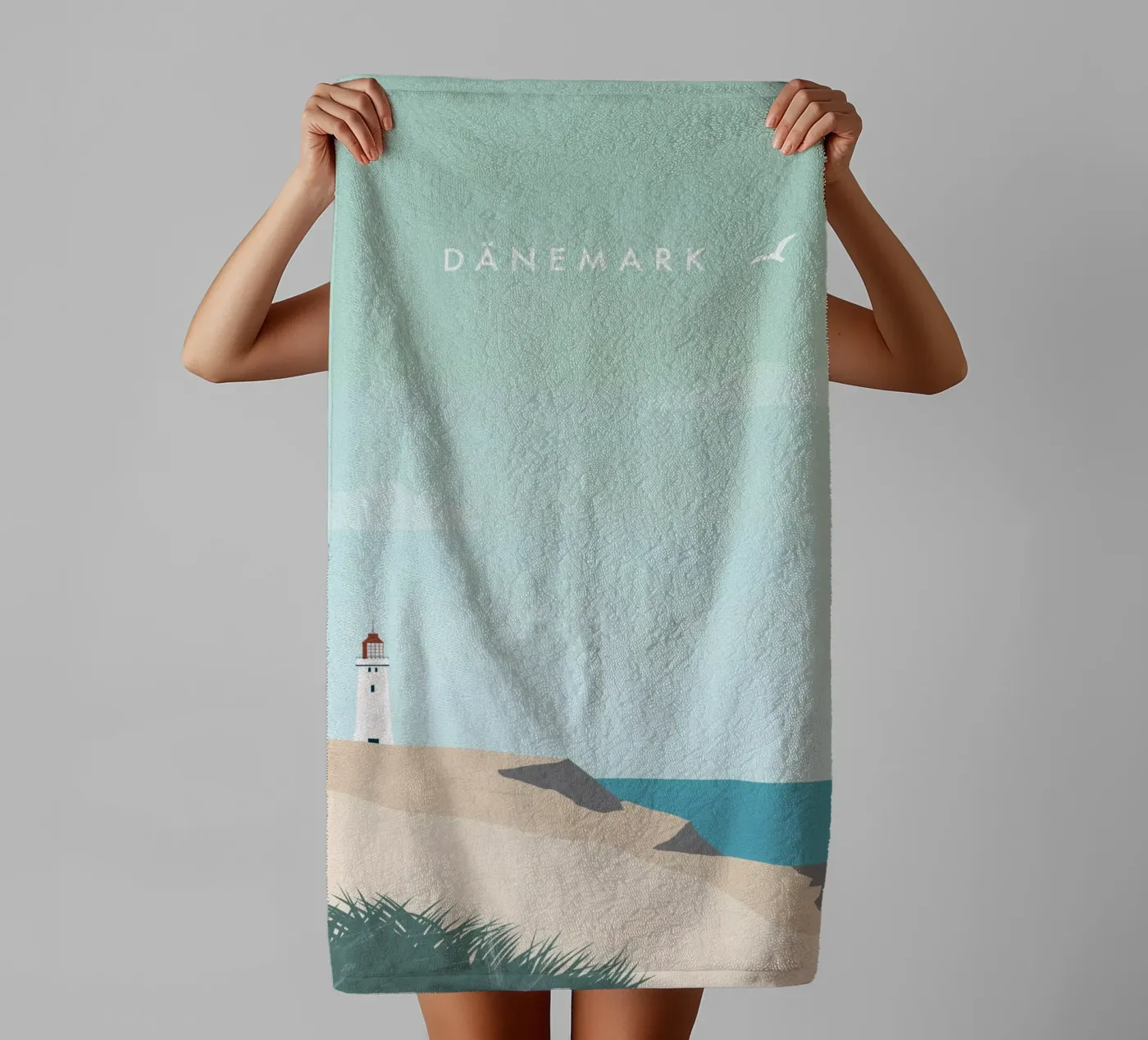 Denmark towel by Katinka Reinke