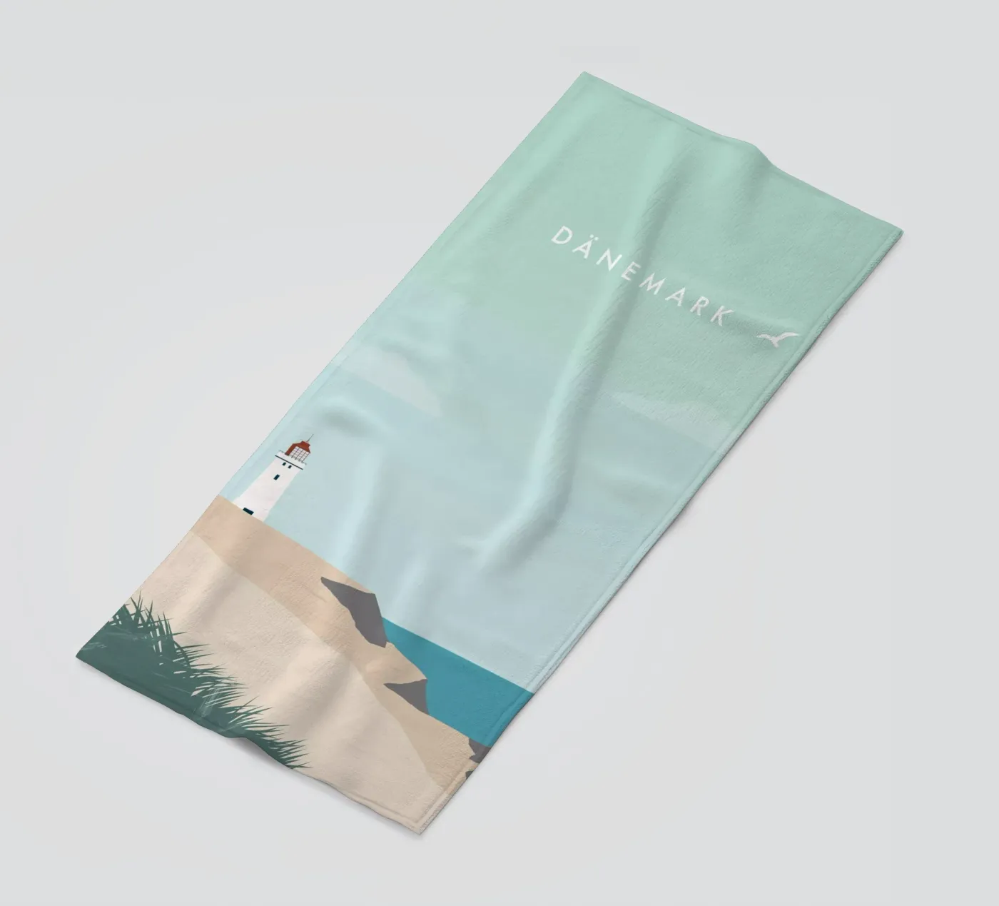 Denmark beach towel by Katinka Reinke