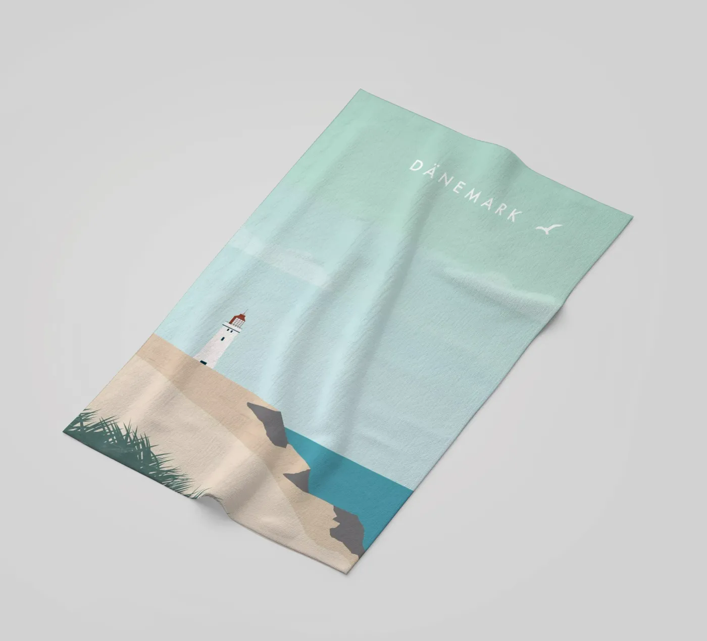 Denmark beach towel by Katinka Reinke