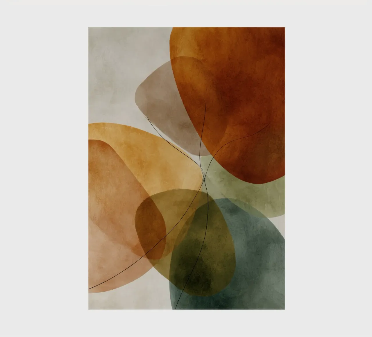 Chevauchement des champs de couleur et des lignes noires carnet de notes de Artbyvo