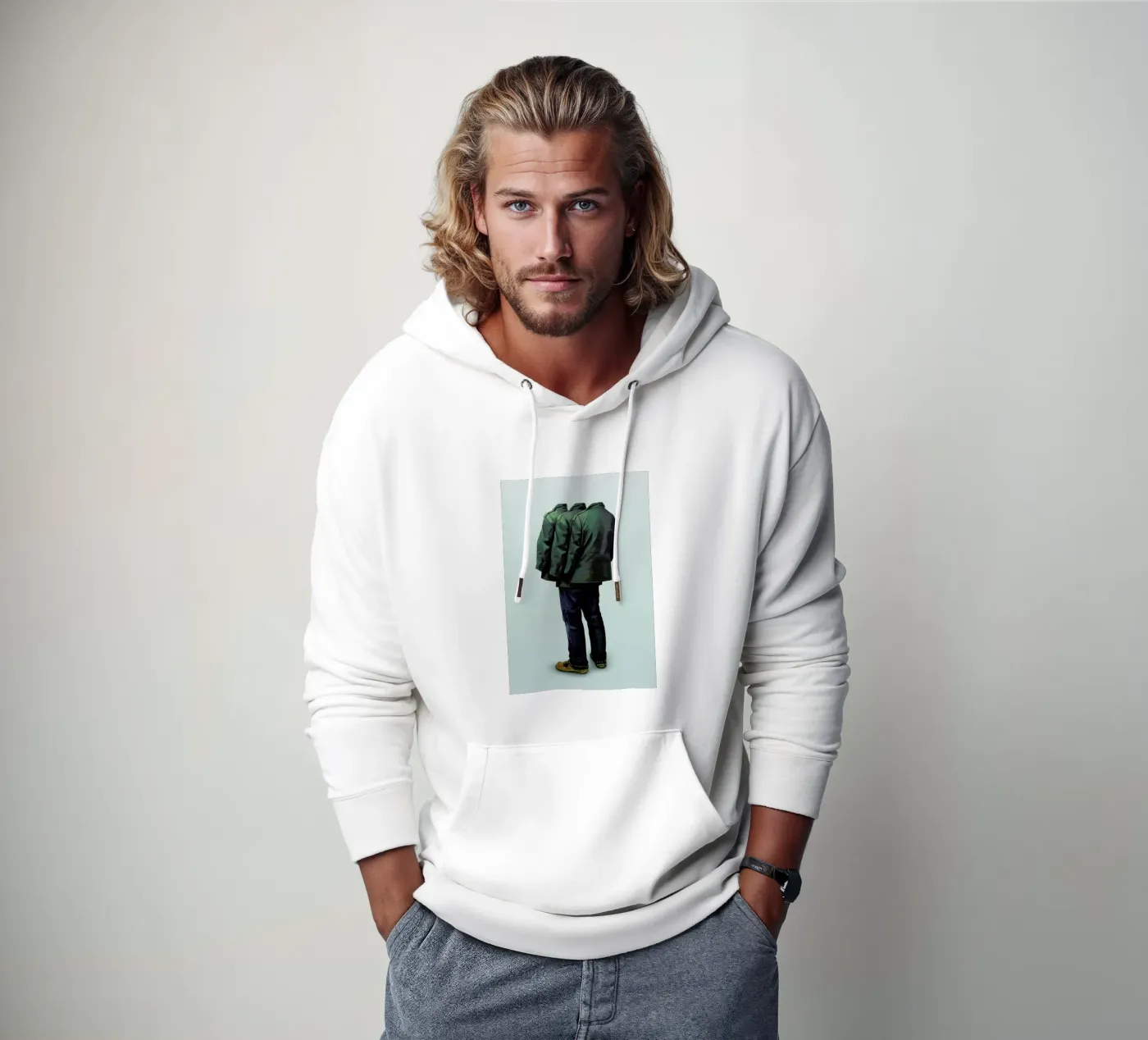 Surrounded hoodie by Tapio Mömmö