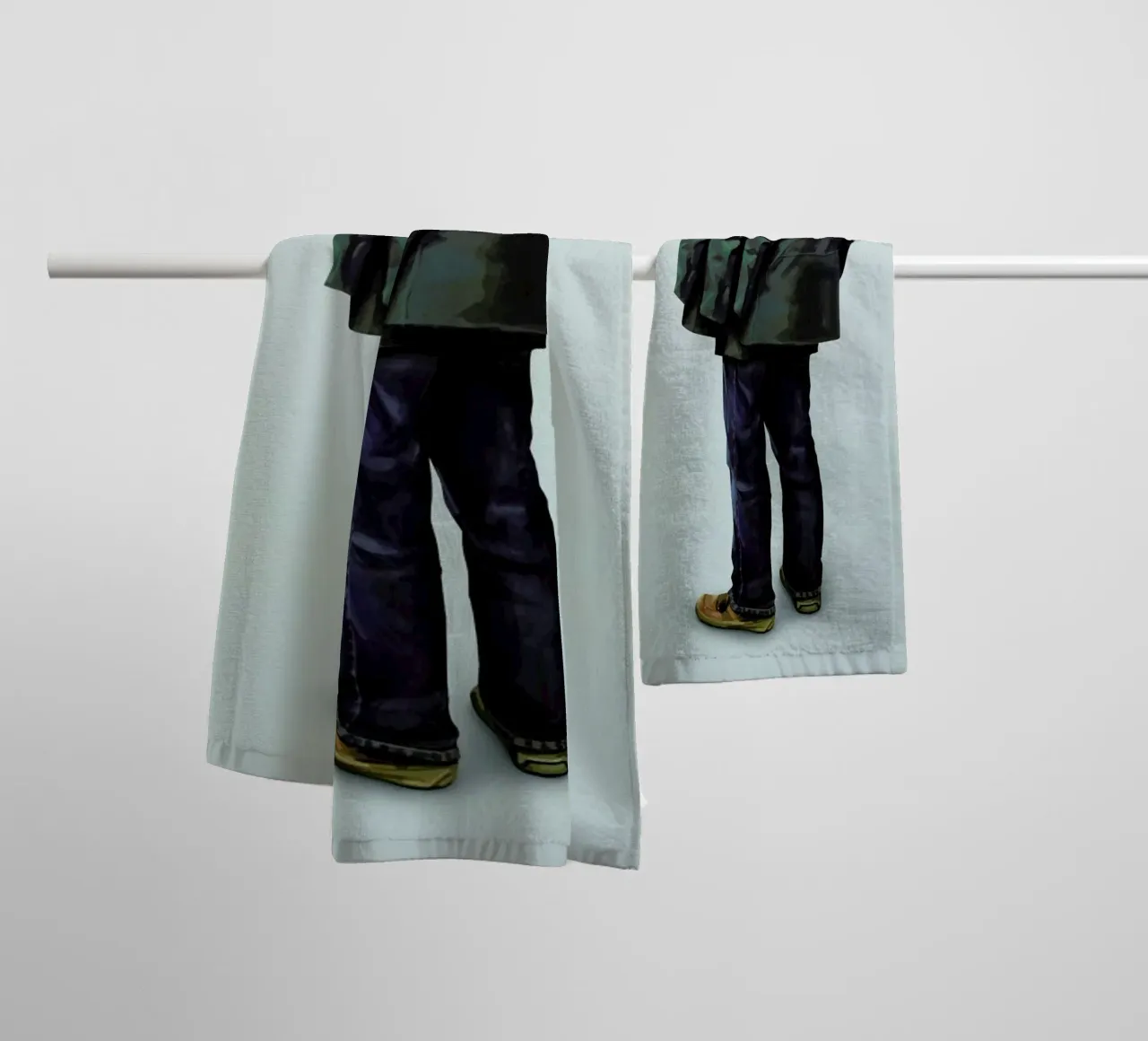 Surrounded towel by Tapio Mömmö