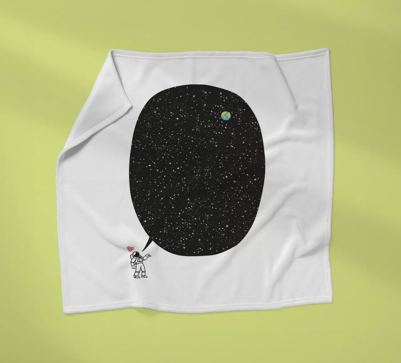 Astronaut Talking About the Infinite Cosmos coperta in pile da Tobe Fonseca