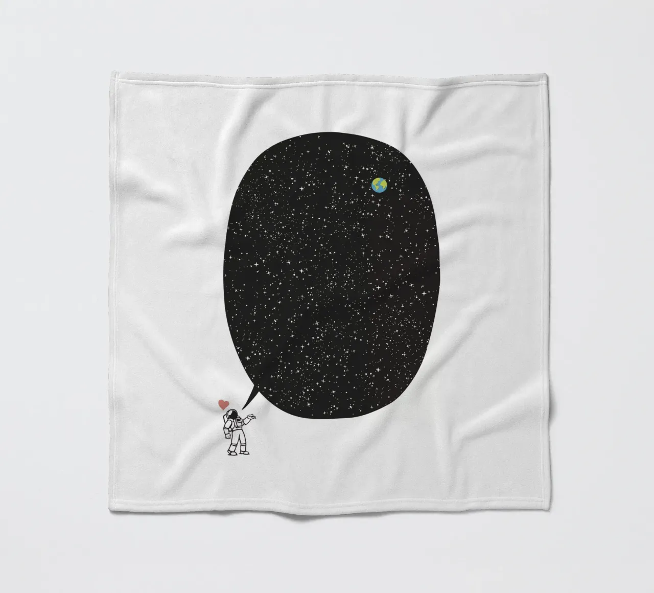Astronaut Talking About the Infinite Cosmos coperta in pile da Tobe Fonseca