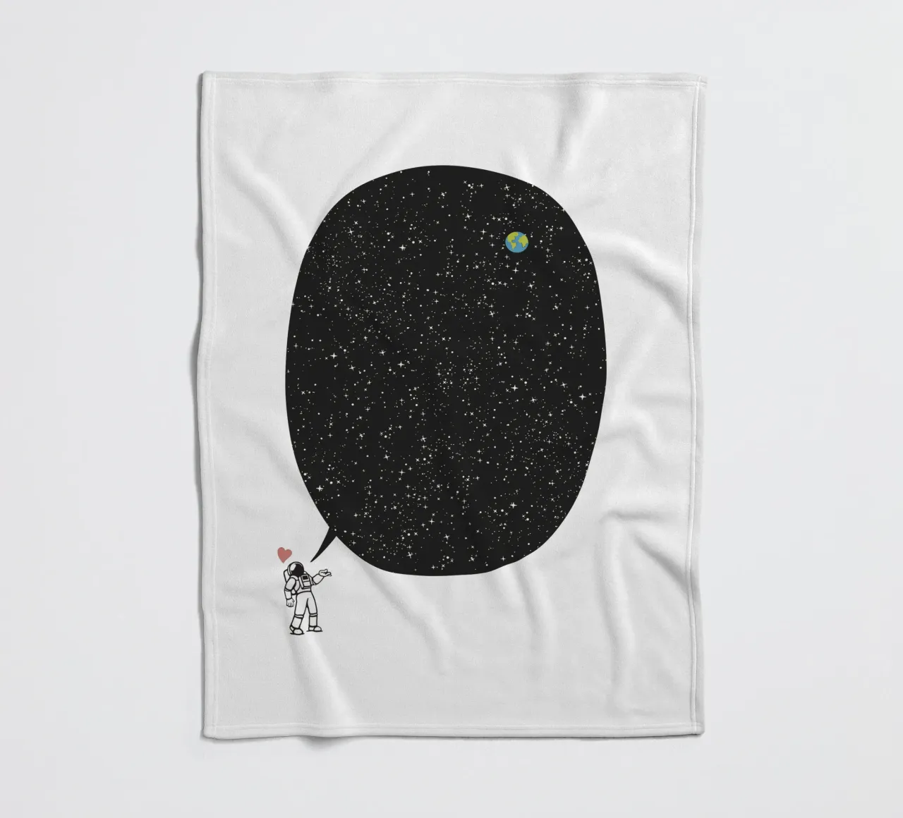 Astronaut Talking About the Infinite Cosmos coperta in pile da Tobe Fonseca