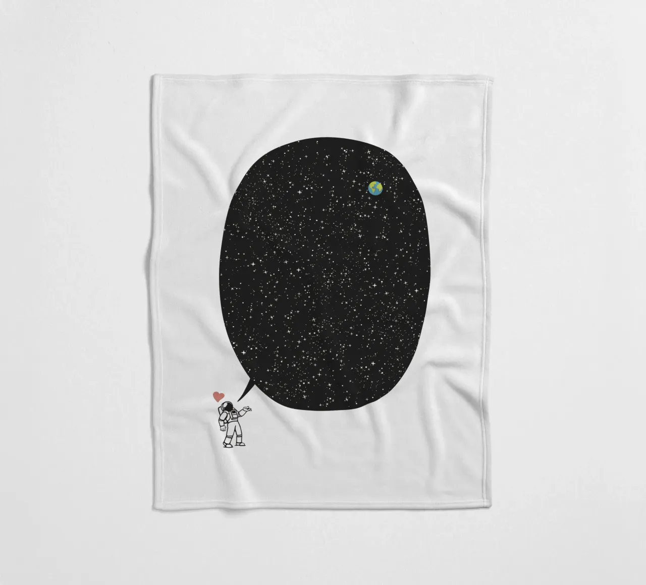 Astronaut Talking About the Infinite Cosmos coperta in pile da Tobe Fonseca