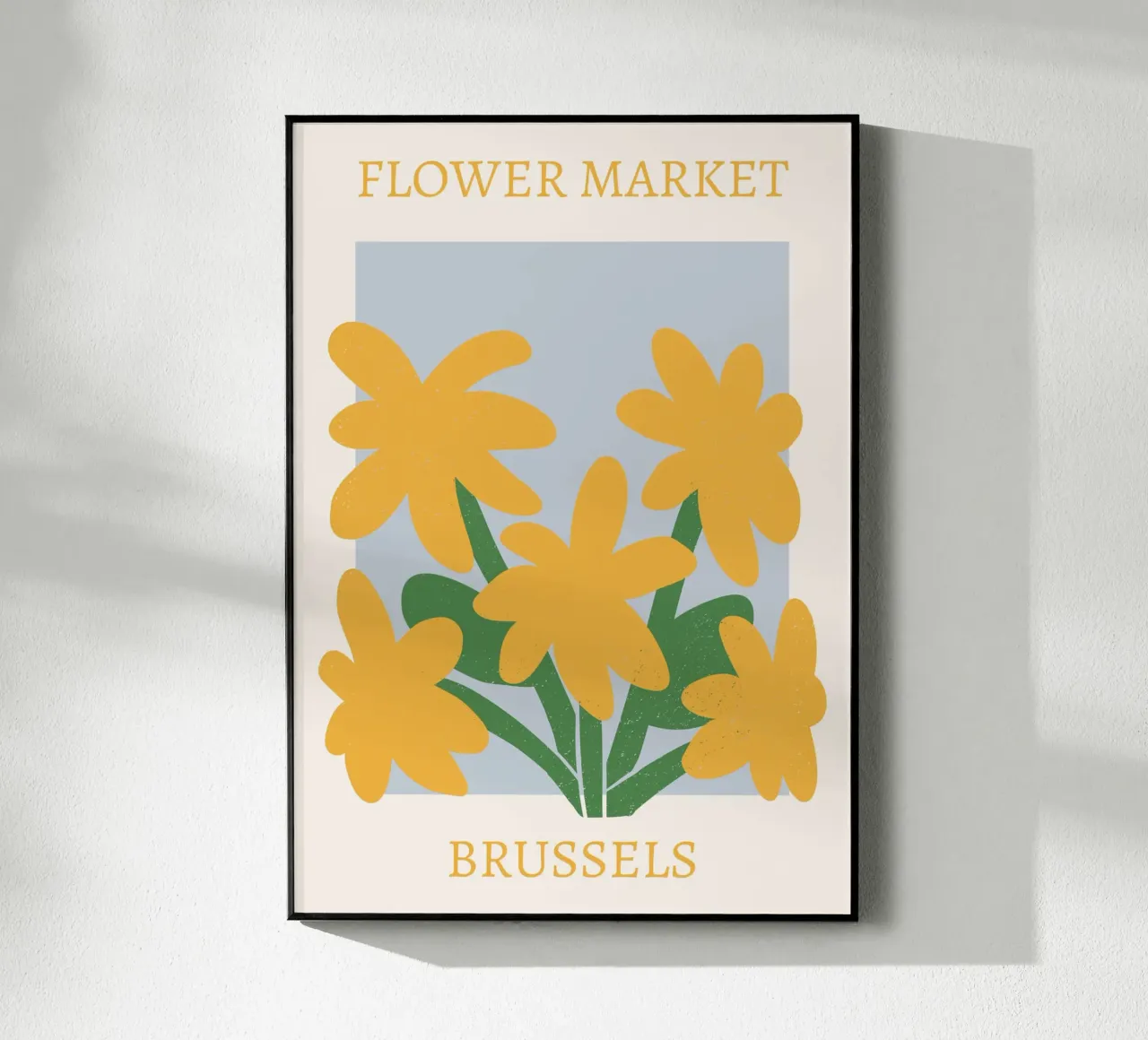 Mercato dei fiori di Bruxelles - Stampa floreale moderna plexiglass da homdeco