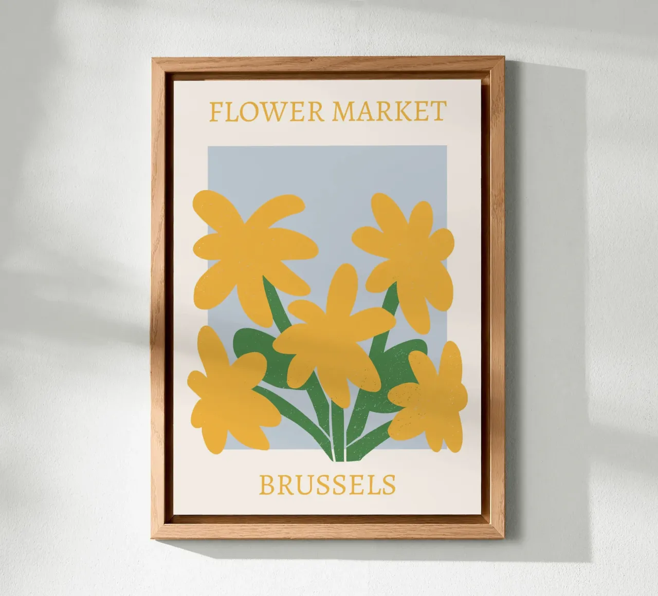 Mercato dei fiori di Bruxelles - Stampa floreale moderna alluminio dibond da homdeco