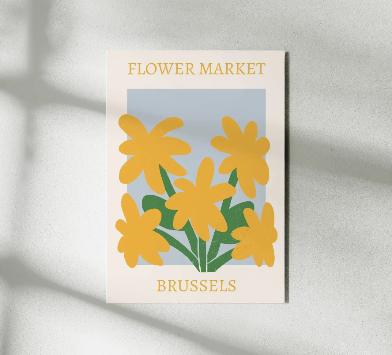 Mercato dei fiori di Bruxelles - Stampa floreale moderna alluminio dibond da homdeco