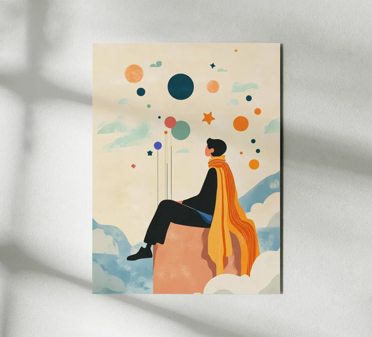 The Little Prince Grew Up alluminio dibond da wonderfolk