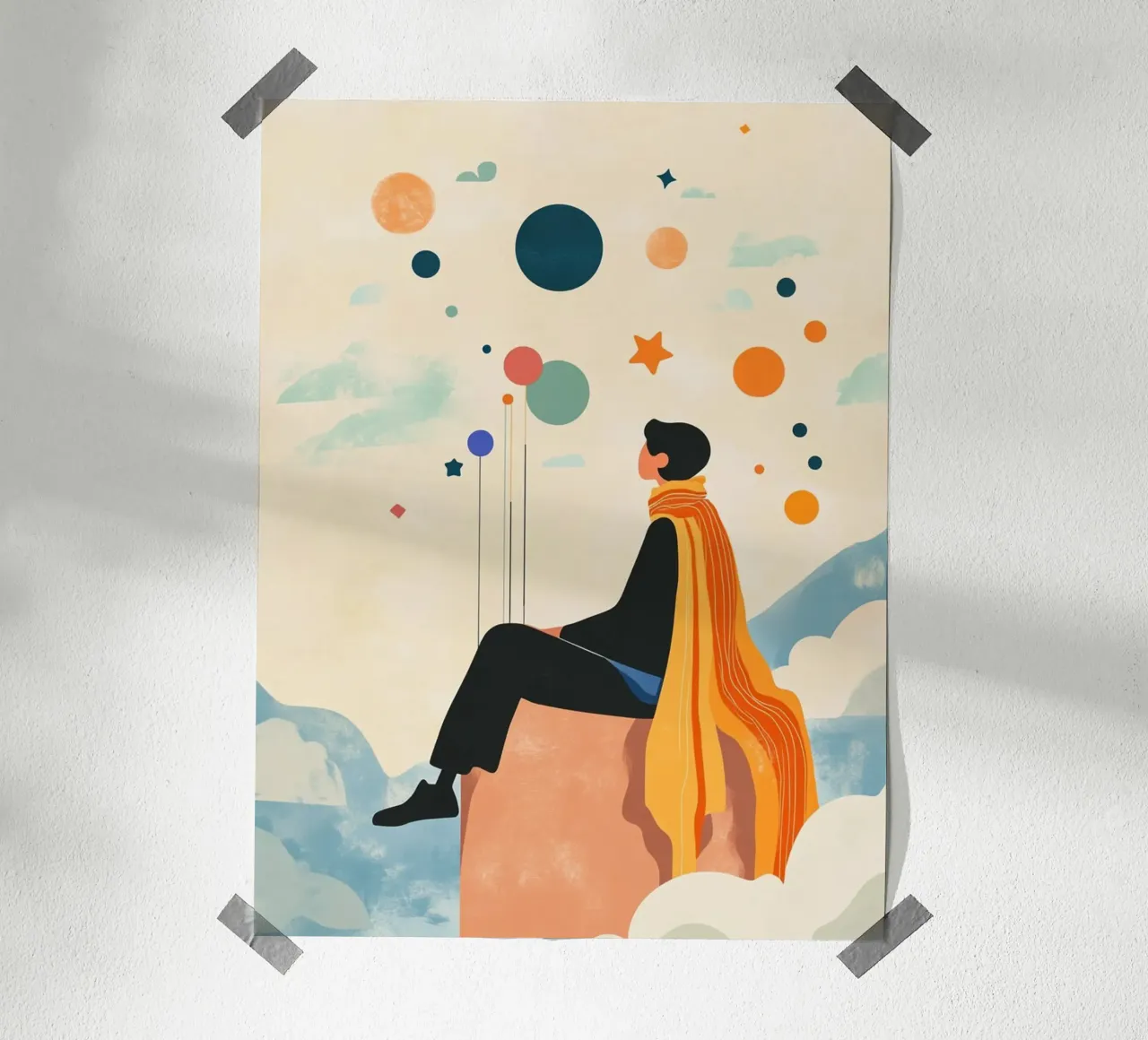The Little Prince Grew Up carta hahnemühle da wonderfolk