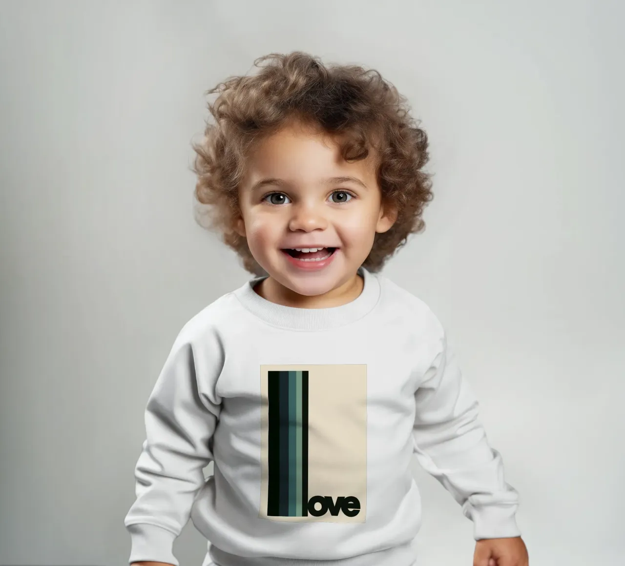 Modern LOVE Print – Graphic Design Wall Art baby sweatshirt by SMPLE