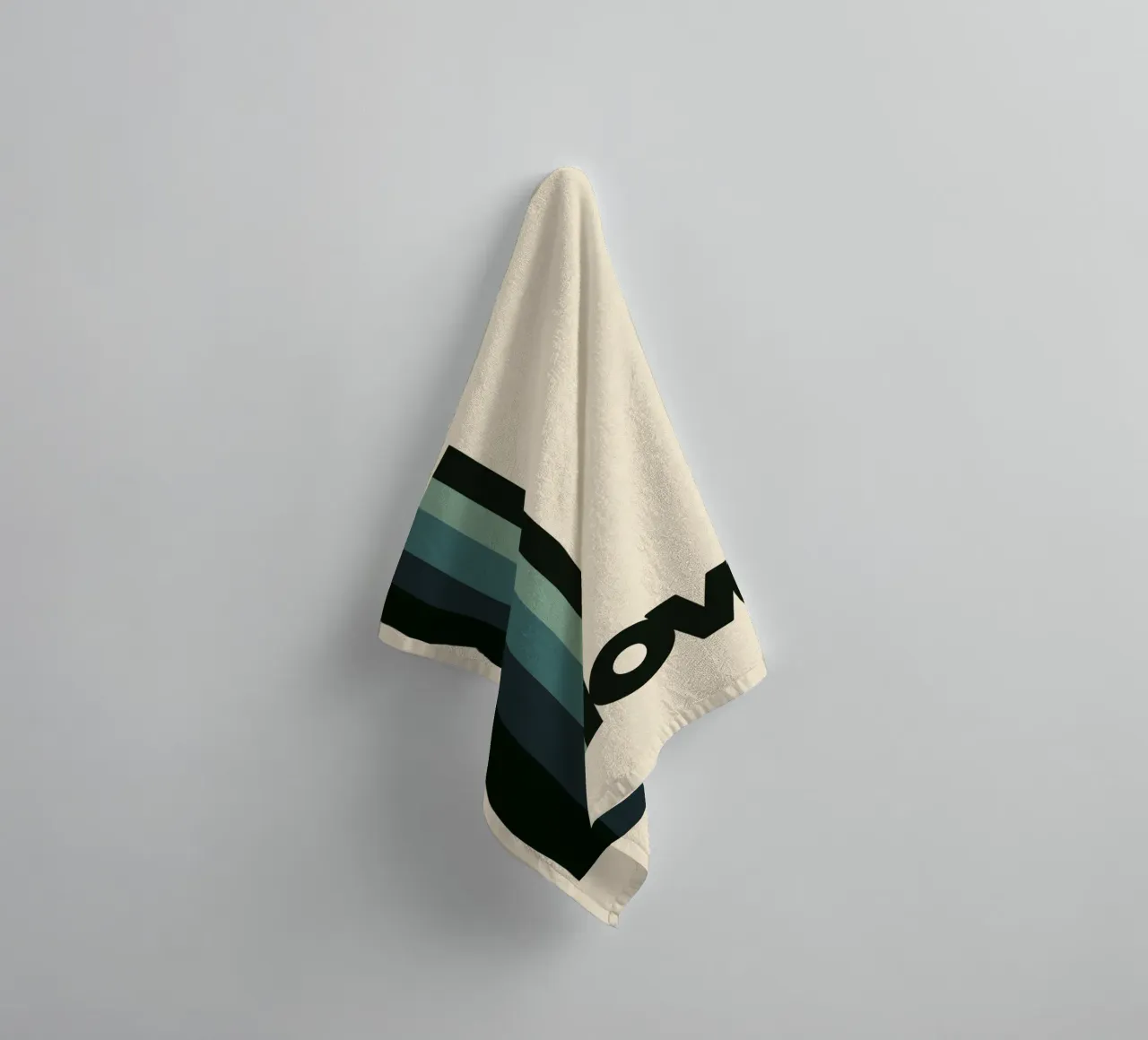 Modern LOVE Print – Graphic Design Wall Art towel by SMPLE