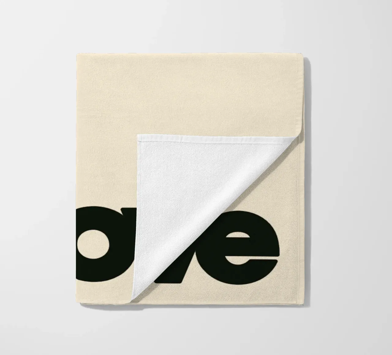 Modern LOVE Print – Graphic Design Wall Art beach towel by SMPLE