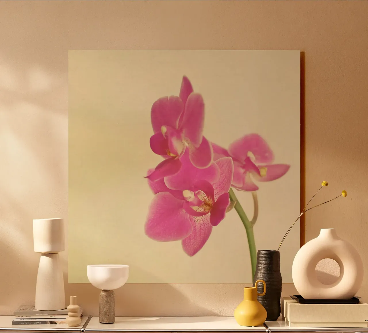 Orchidea rosa plexiglass da Cassia Beck Photography